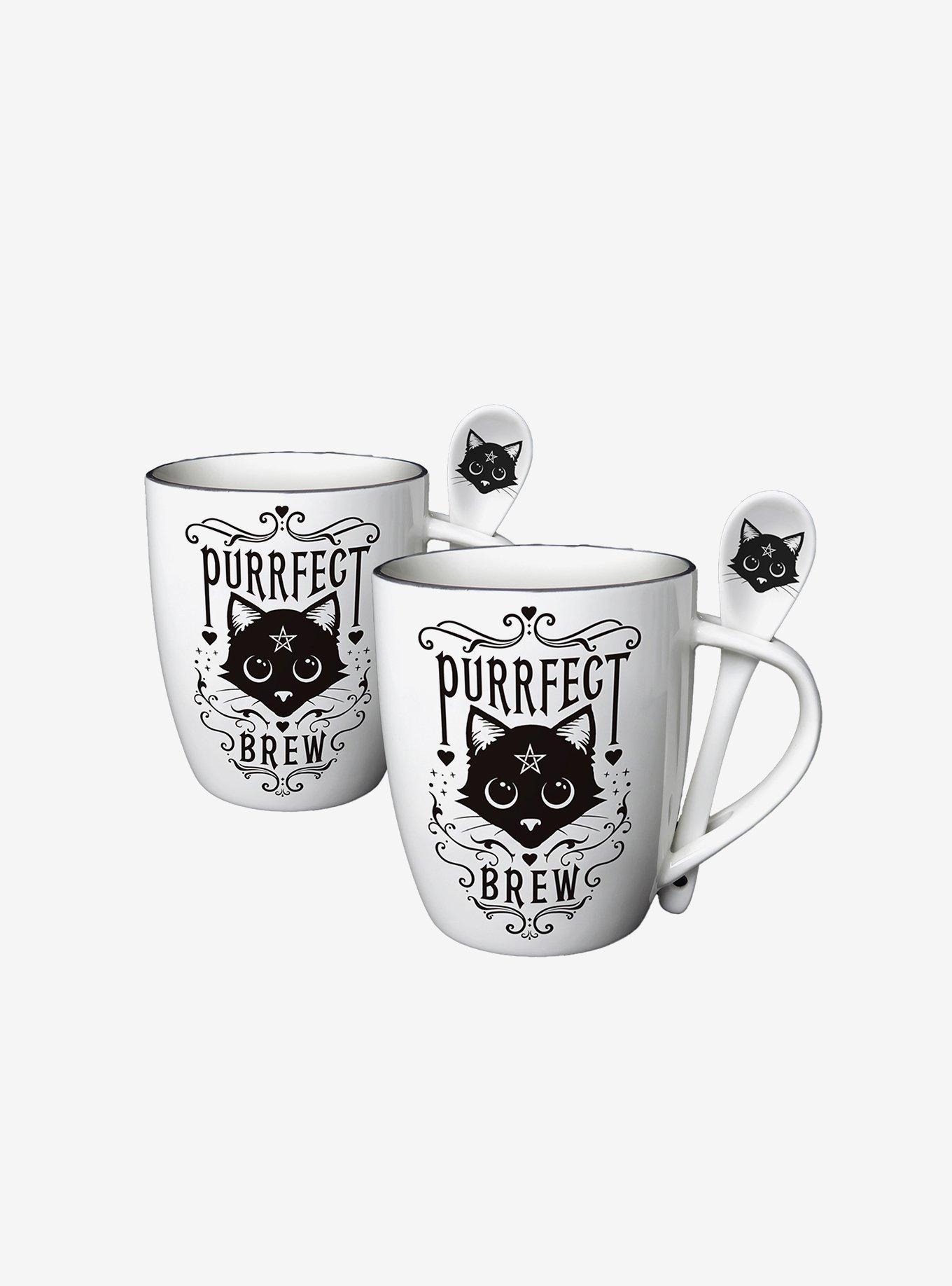 Purrfect Brew Mug & Spoon Set