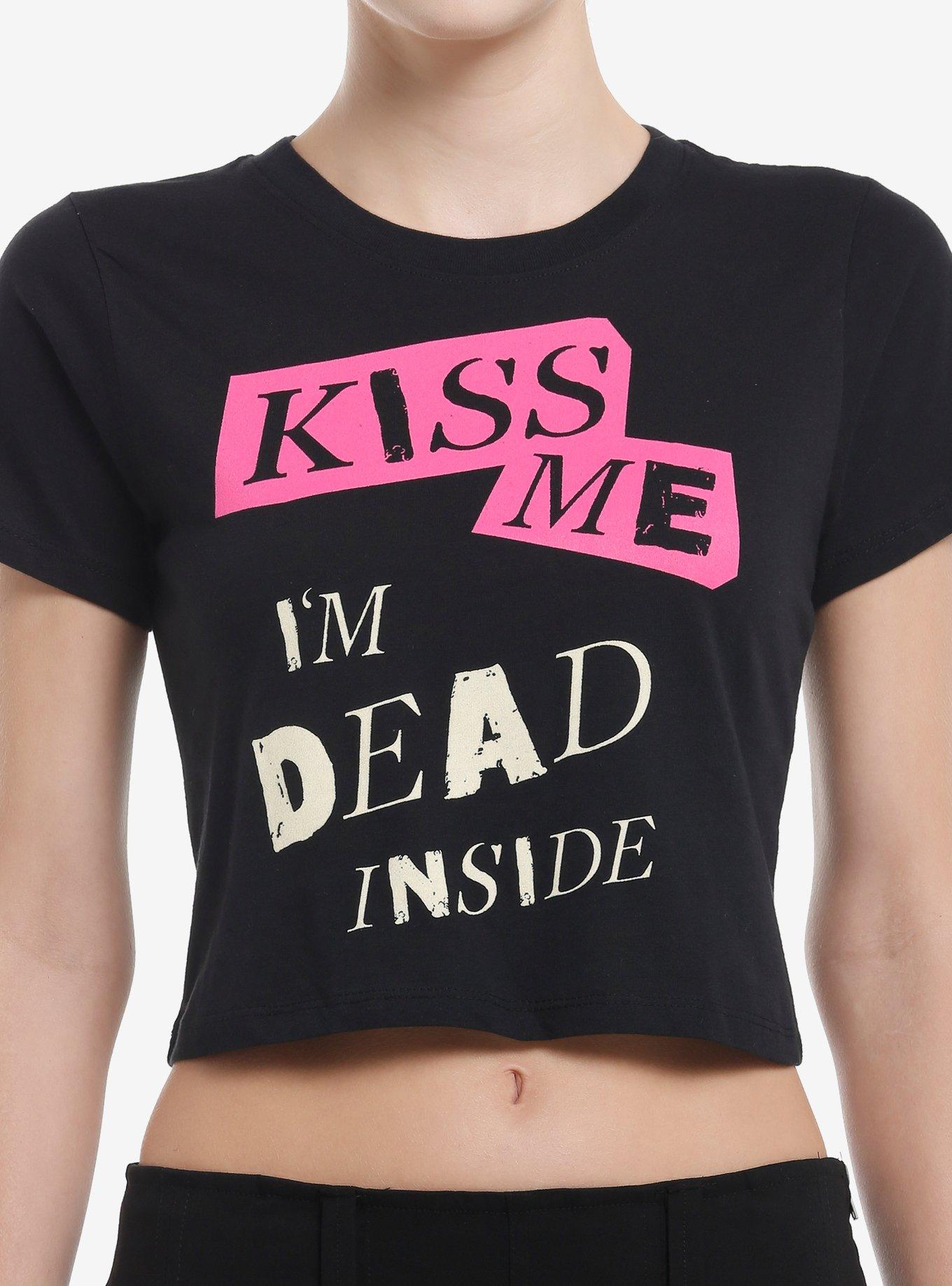 Green Day Kiss My I'm Dead Inside Girls Baby T-Shirt, , hi-res