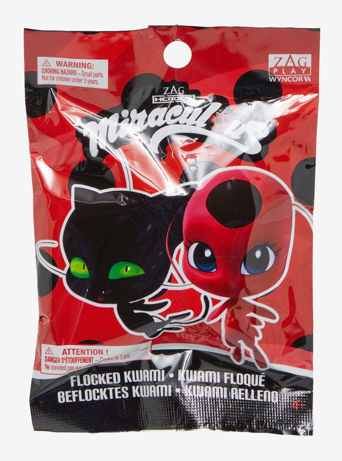 Miraculous Ladybug Flocked Kwami Blind Bag Charm, , hi-res