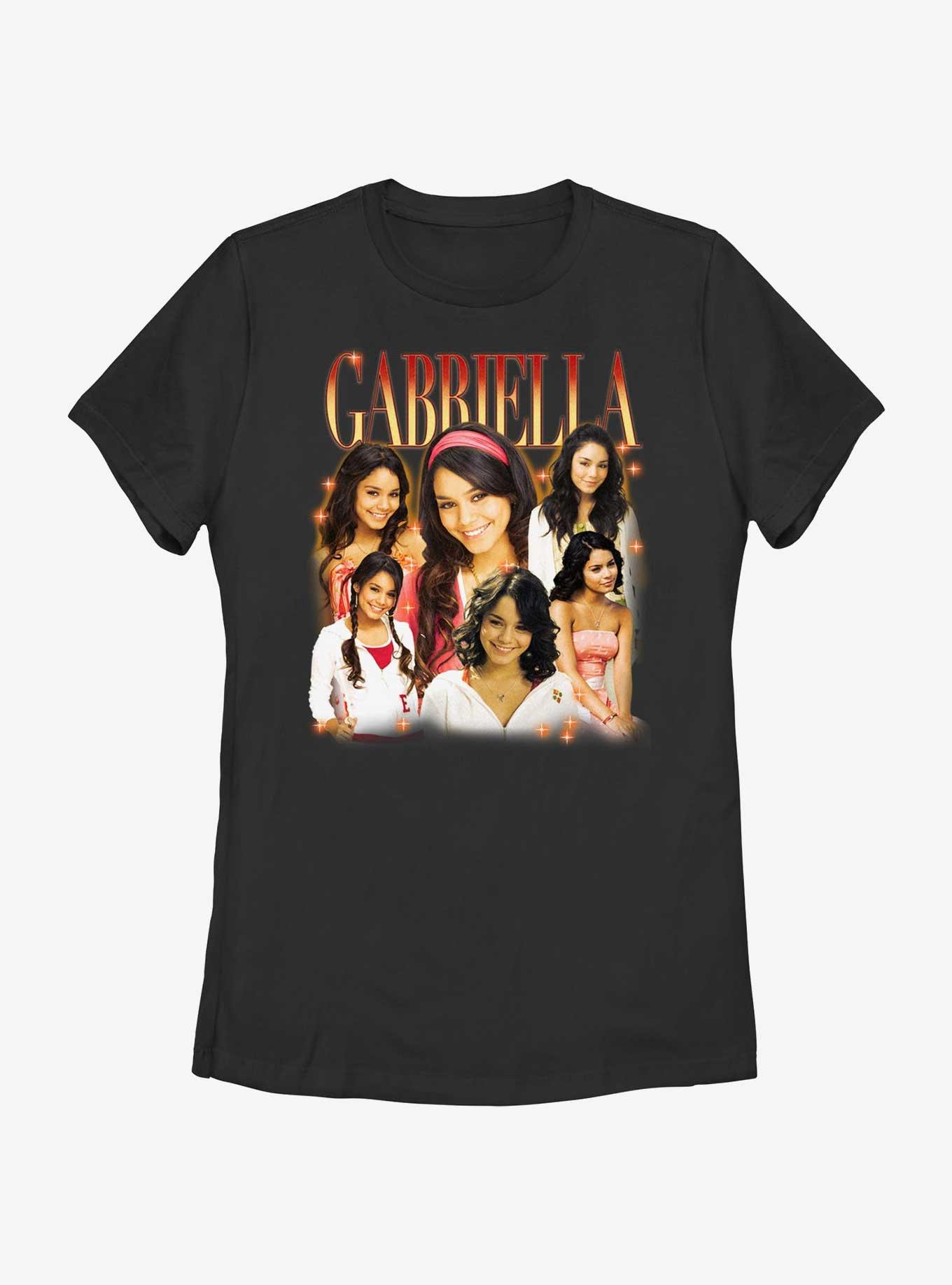 High School Musical Gabriella Portrait Collage Womens T-Shirt, , hi-res