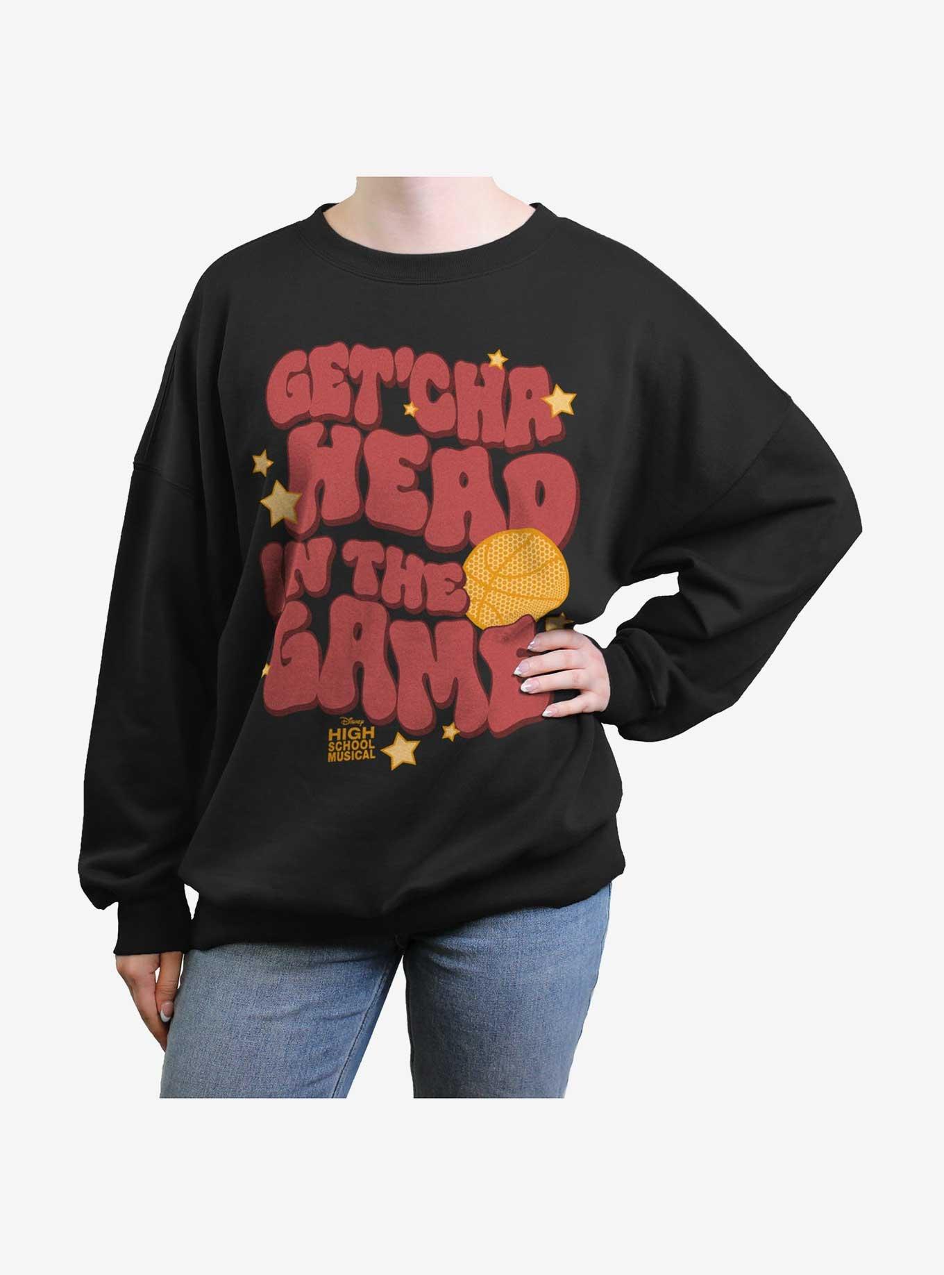 High School Musical Getcha Head In The Game Womens Oversized Sweatshirt, , hi-res