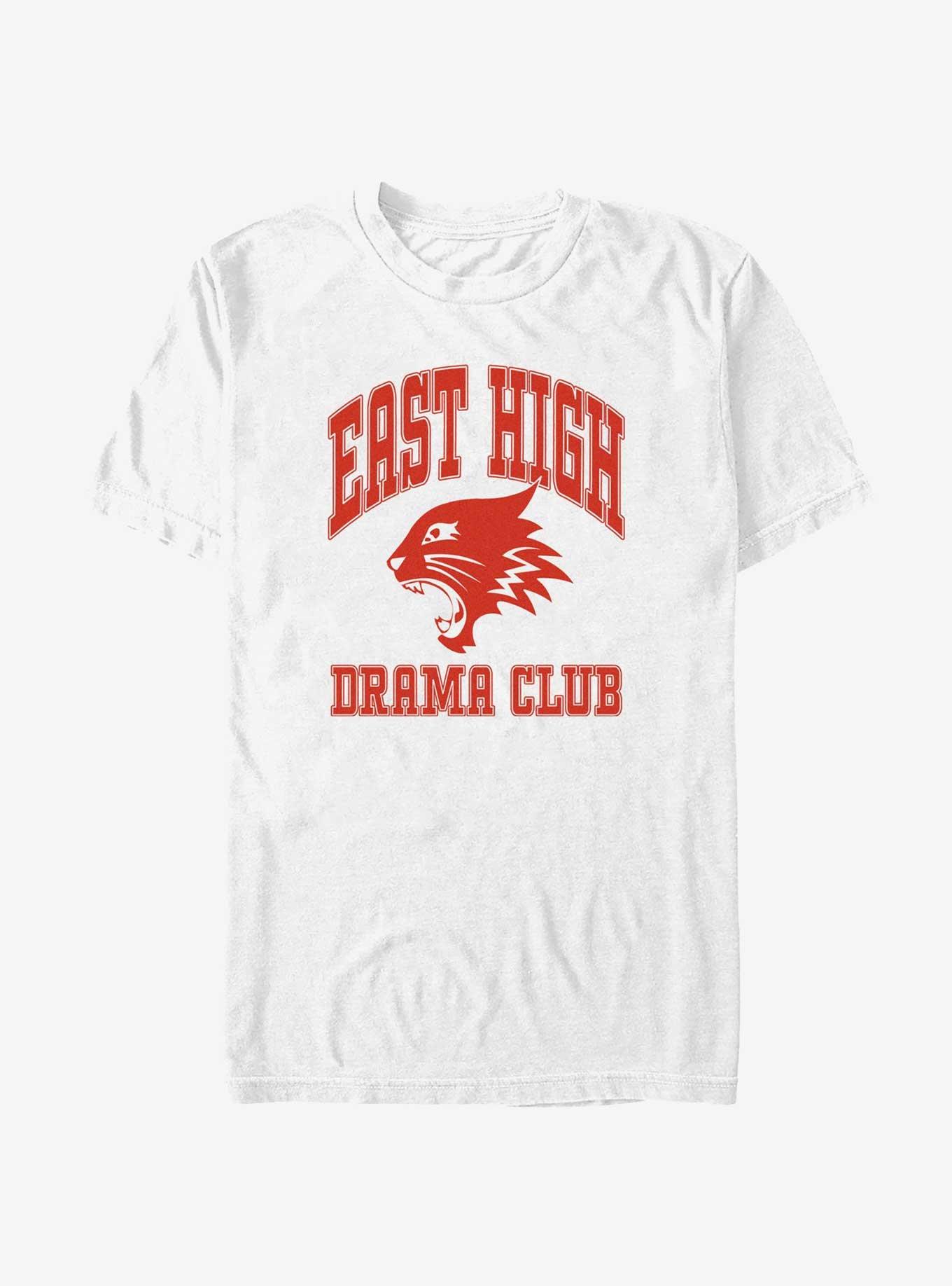 High School Musical East High Drama Club Collegiate T-Shirt, WHITE, hi-res