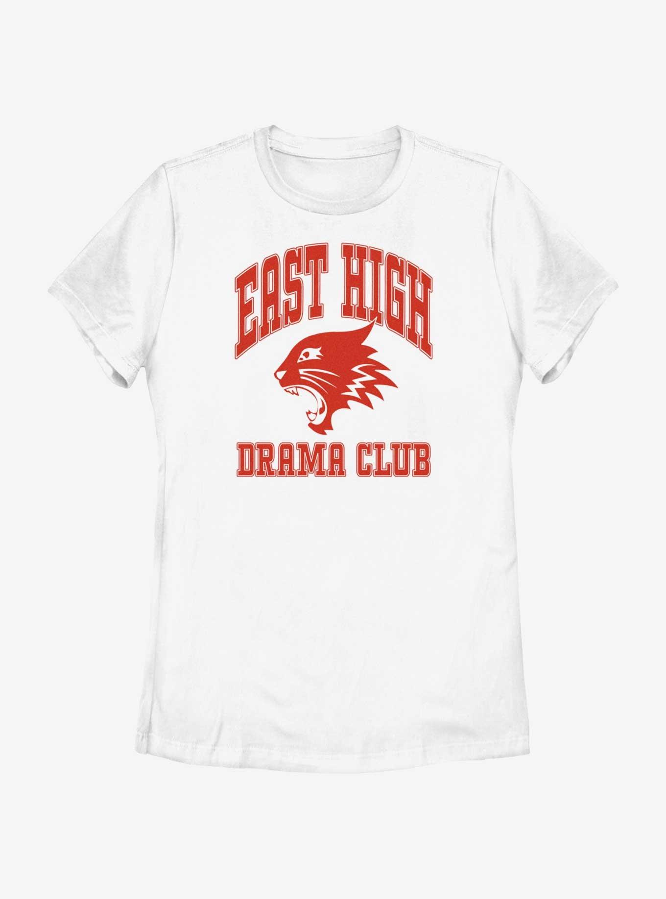 High School Musical East High Drama Club Collegiate Womens T-Shirt, WHITE, hi-res