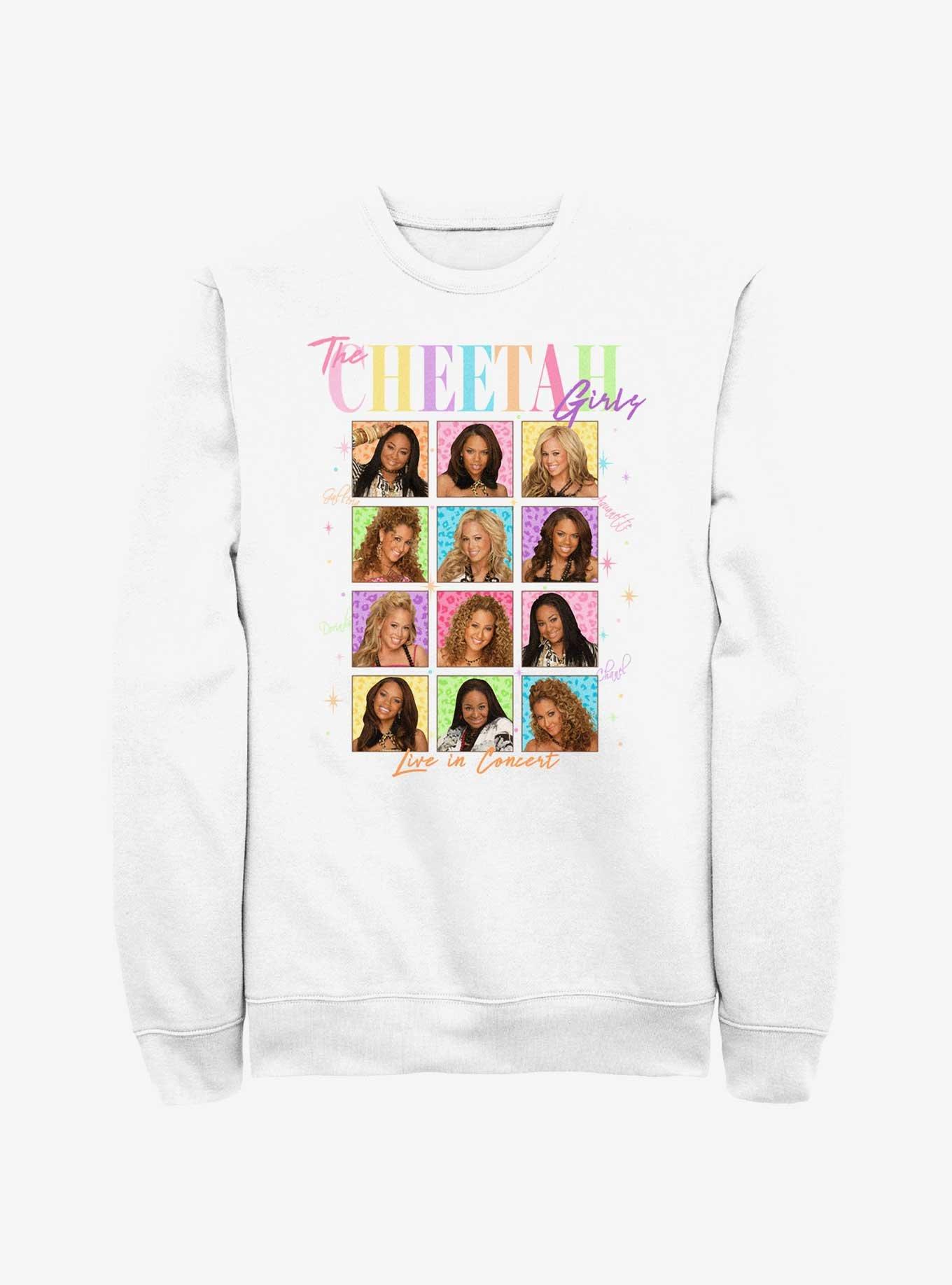 The Cheetah Girls Tile Portraits Sweatshirt, WHITE, hi-res