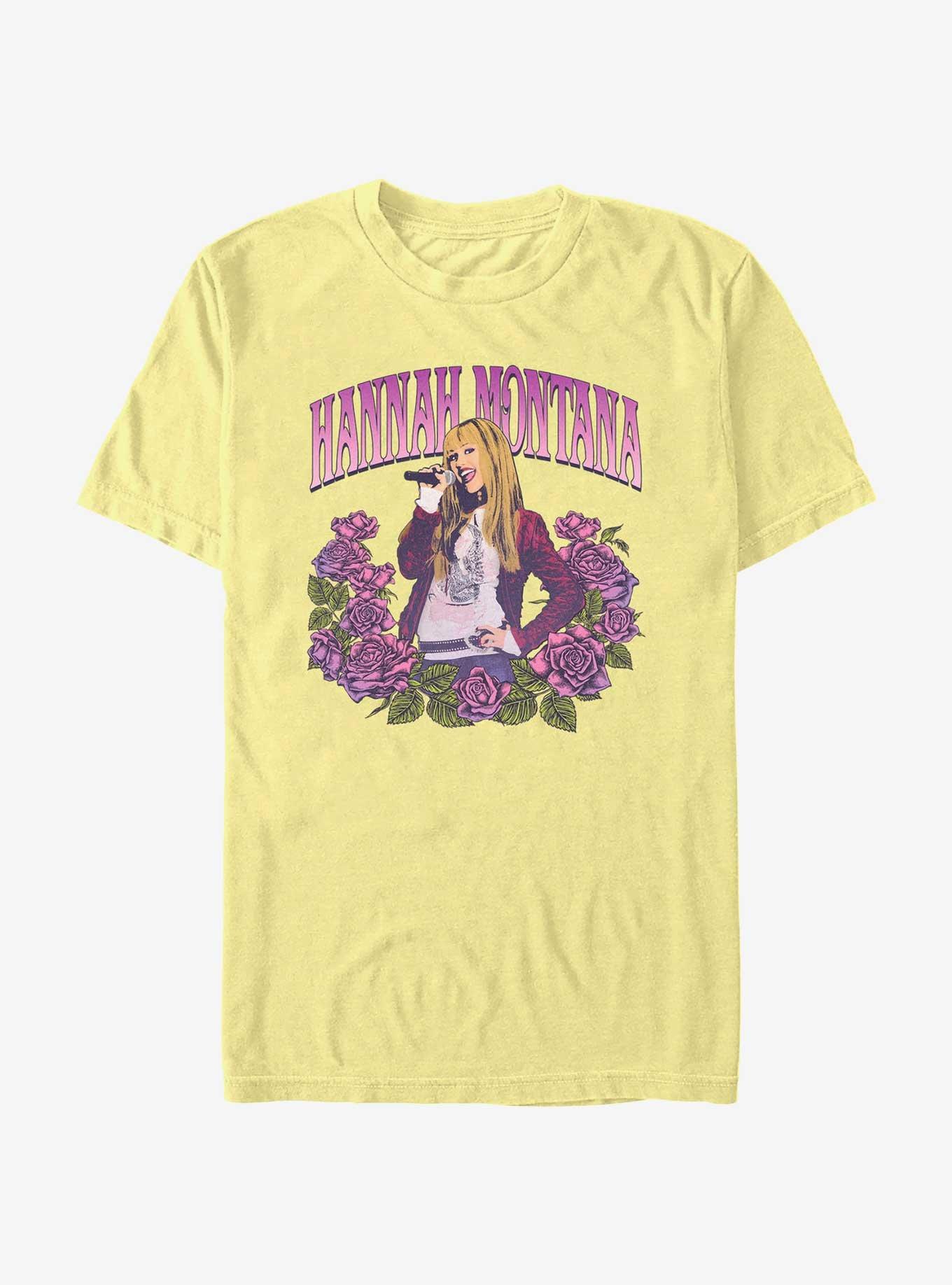 Hannah Montana Rose Portrait T-Shirt, BANANA, hi-res