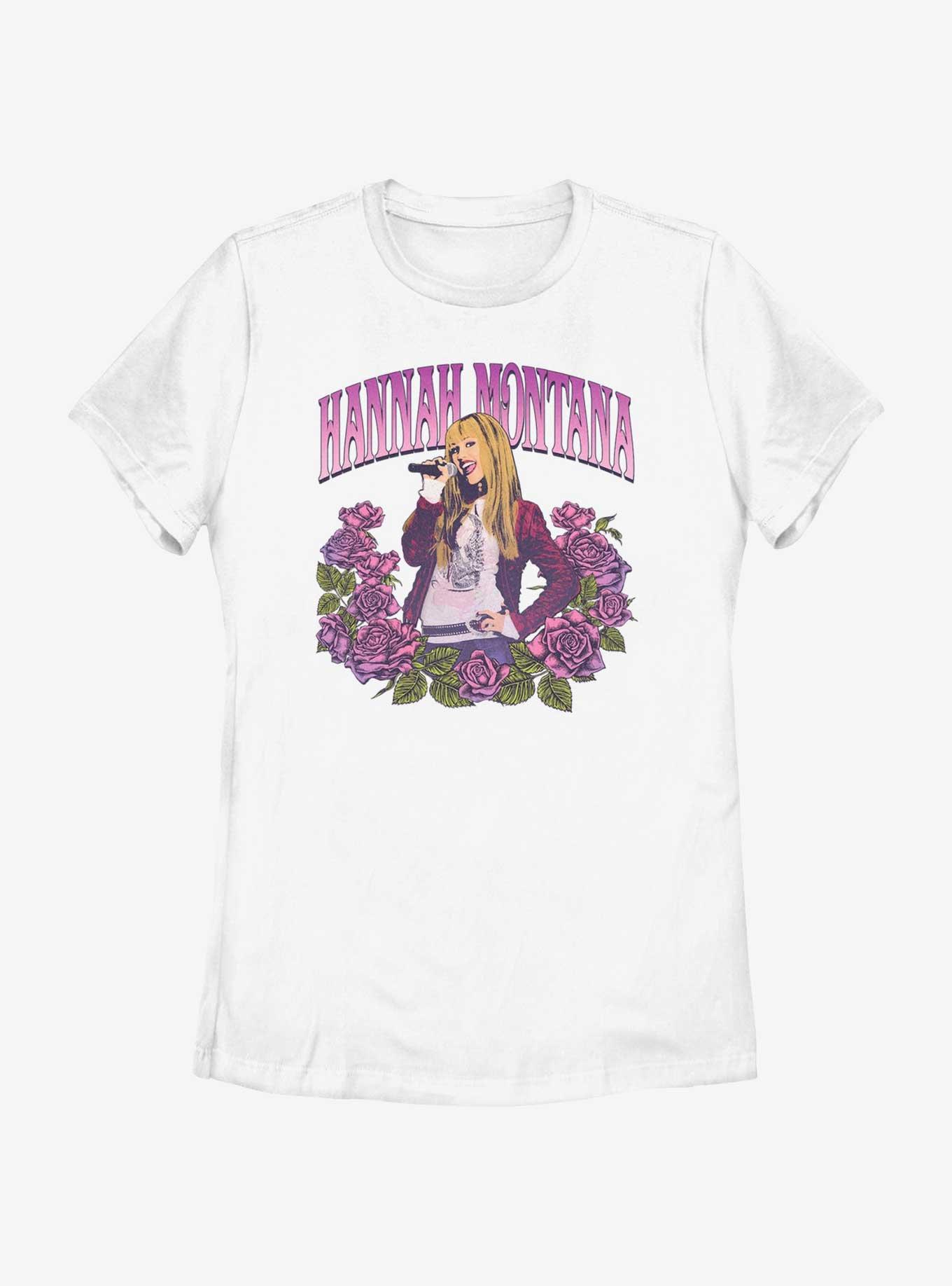 Hannah Montana Rose Portrait Womens T-Shirt, WHITE, hi-res