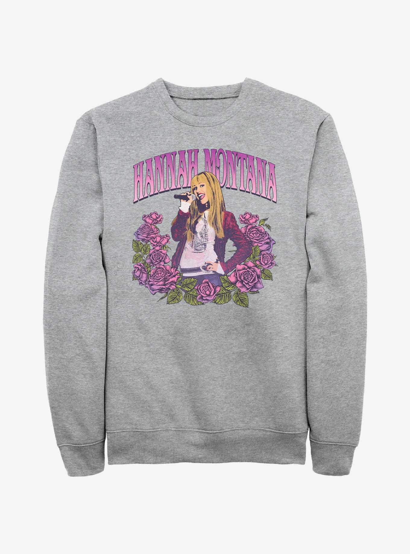 Hannah Montana Rose Portrait Sweatshirt, ATH HTR, hi-res