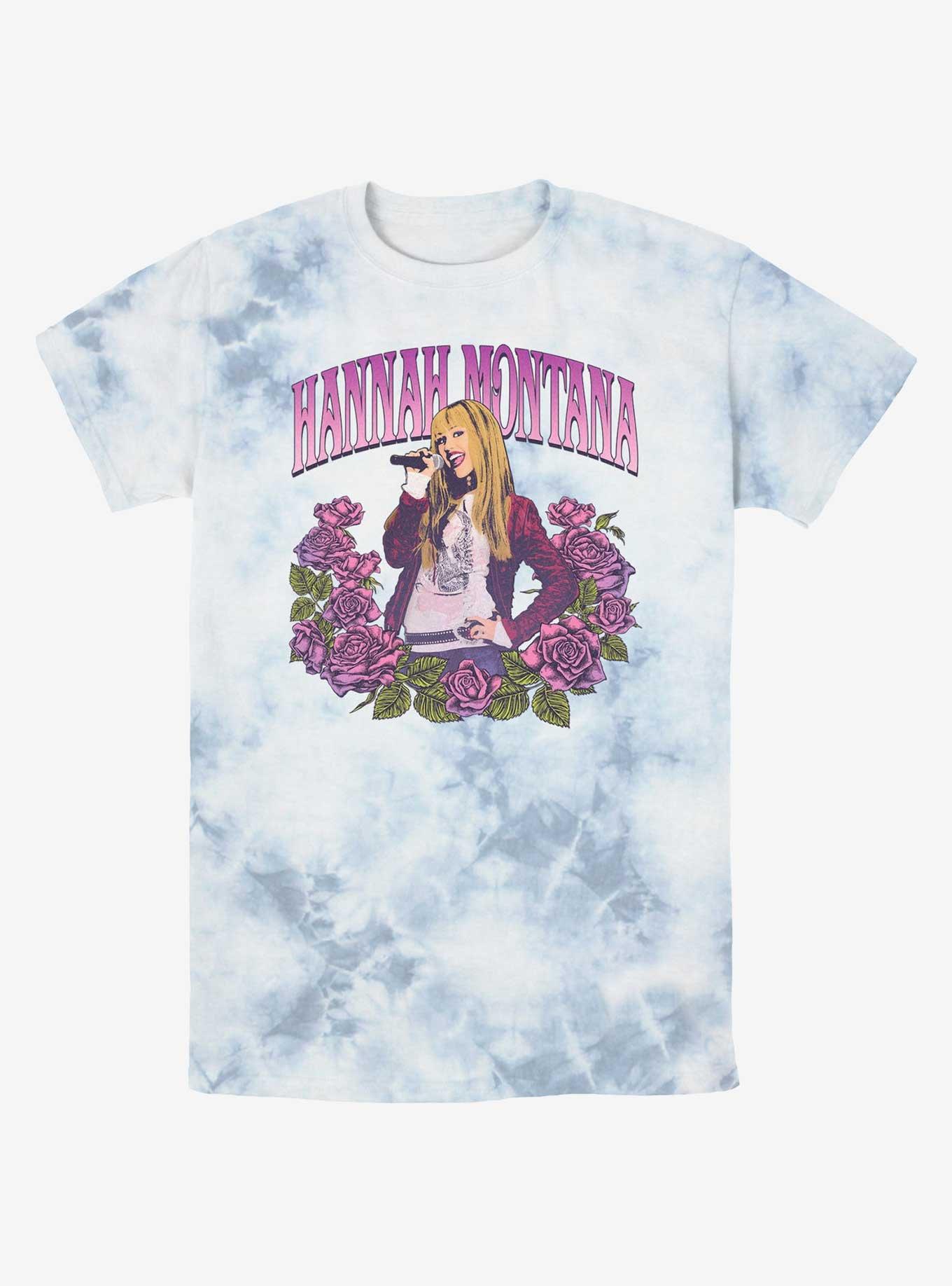 Hannah Montana Rose Portrait Tie-Dye T-Shirt, , hi-res