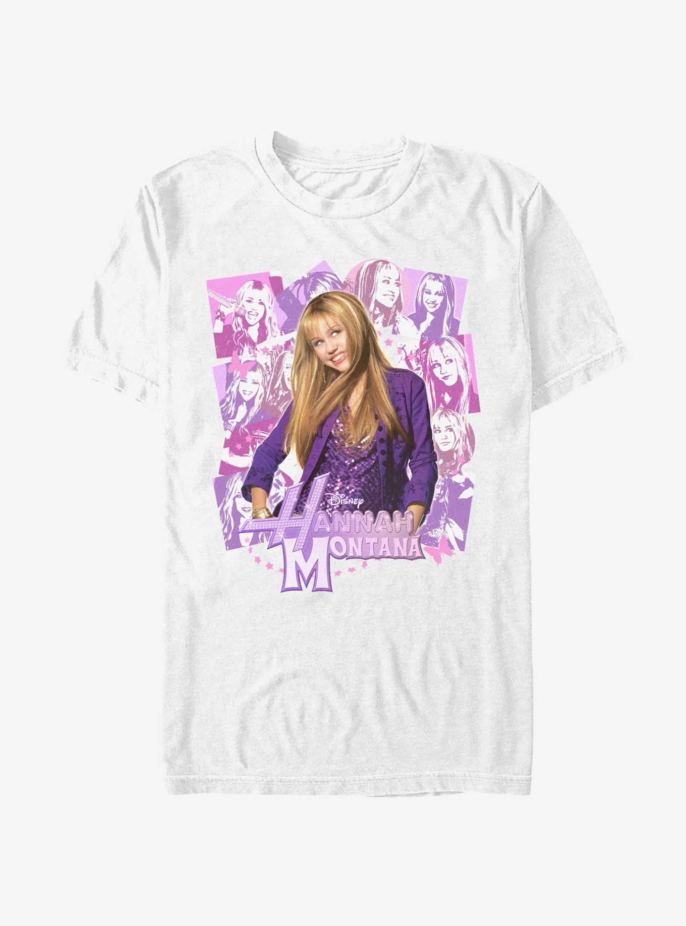 Hannah Montana Portrait Collage T-Shirt, WHITE, hi-res