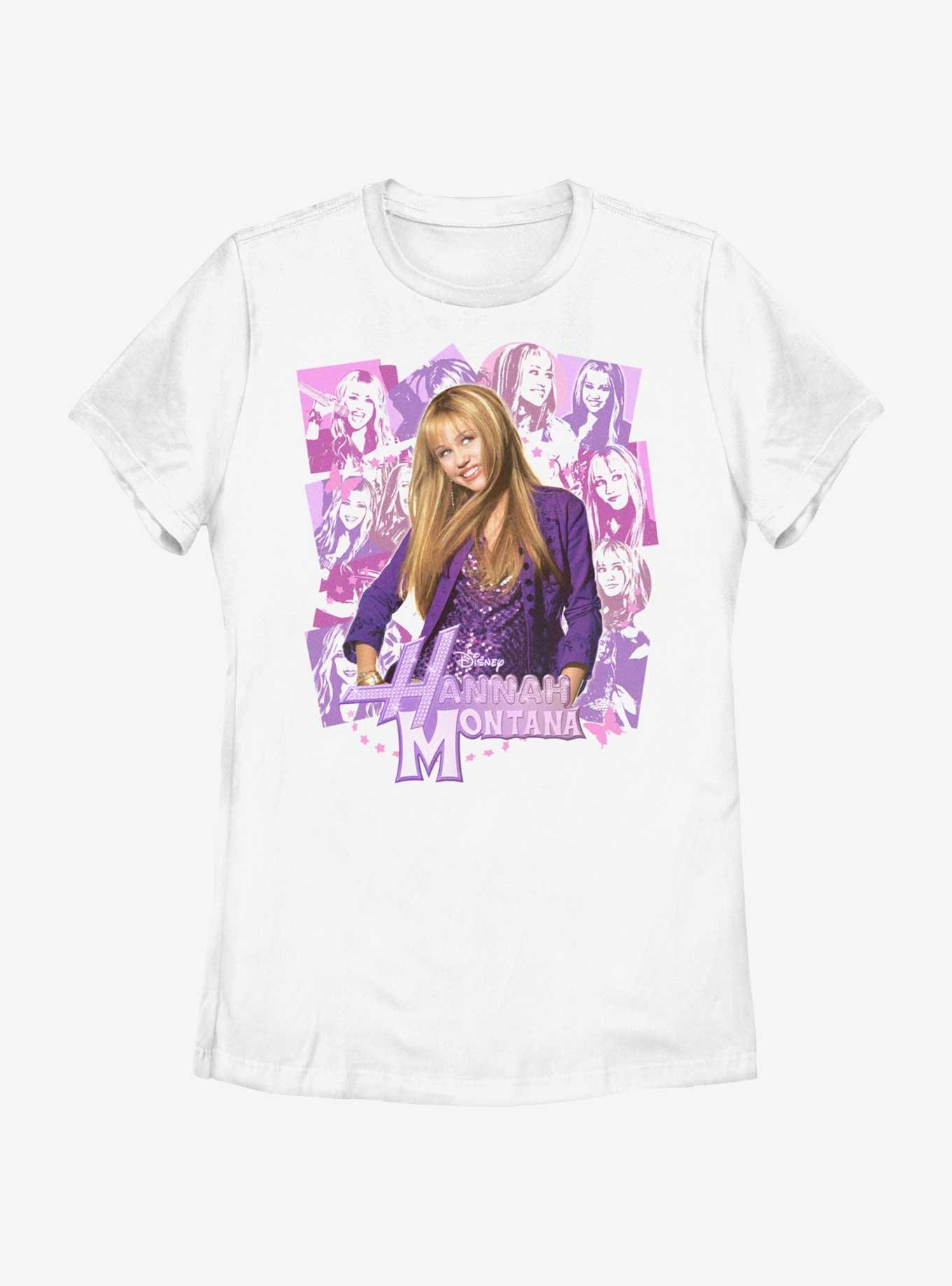 Hannah Montana Portrait Collage Womens T-Shirt, , hi-res