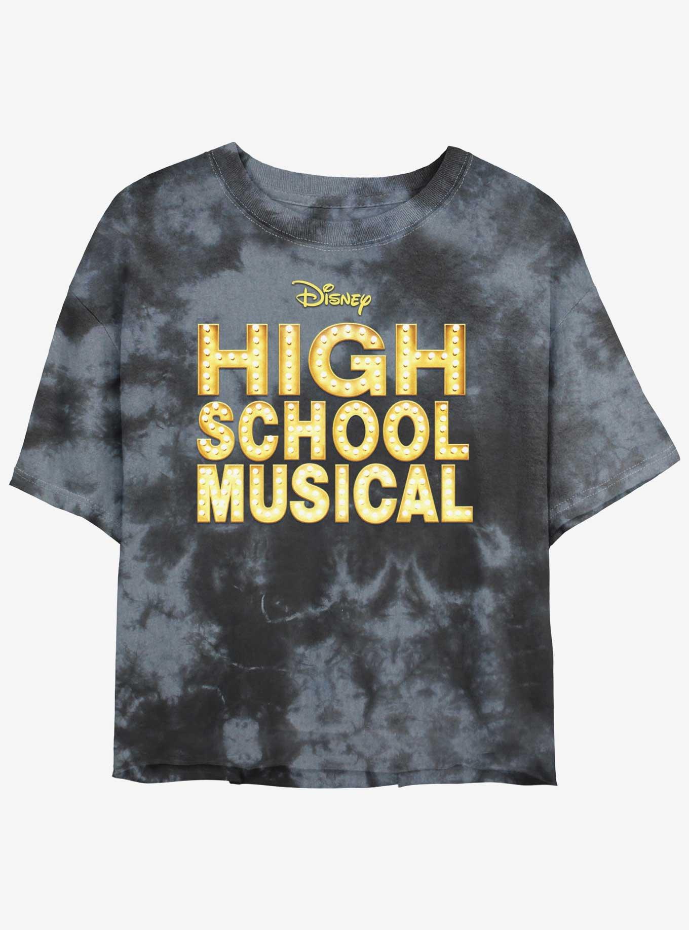 High School Musical Classic Logo Tie Dye Crop Girls T-Shirt, , hi-res