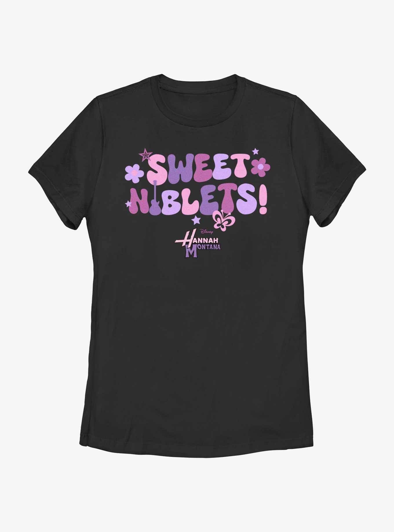 Hannah Montana Sweet Niblets Womens T-Shirt, BLACK, hi-res