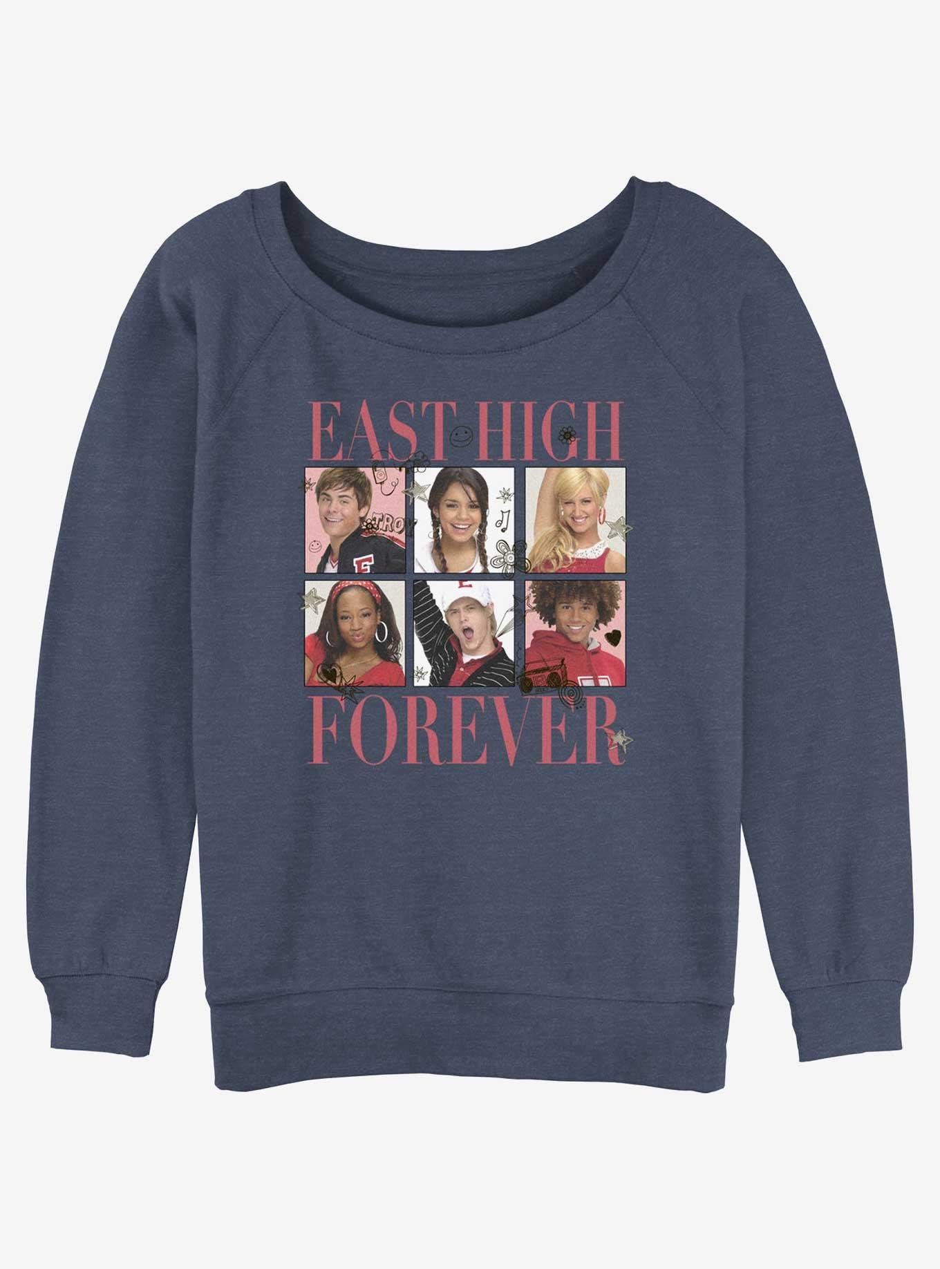 High School Musical East High Forever Tile Portraits Womens Slouchy Sweatshirt, , hi-res