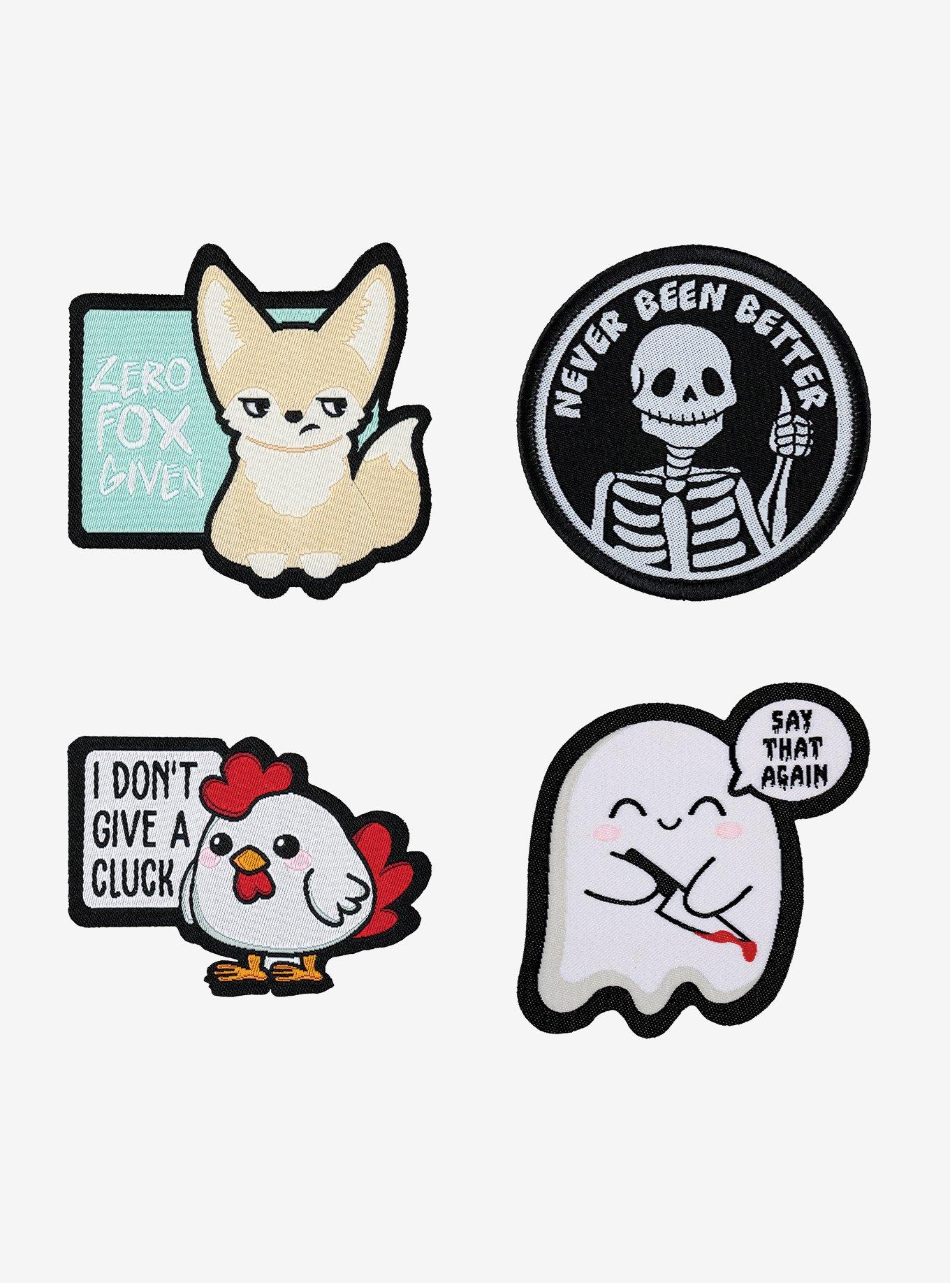 Halloween Novelty Iron On Patch Bundle, , hi-res