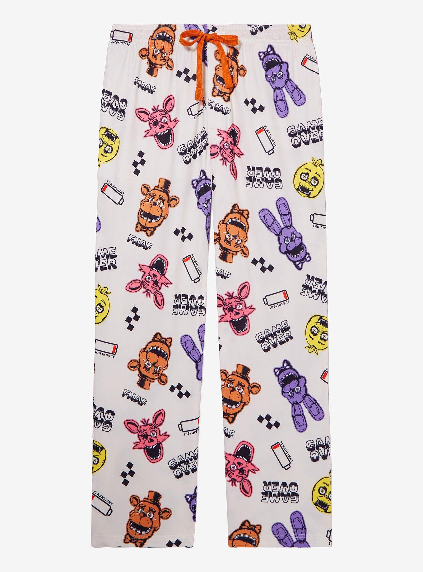 Five Nights at Freddy's Game Over Allover Print Sleep Pants — BoxLunch Exclusive, , hi-res