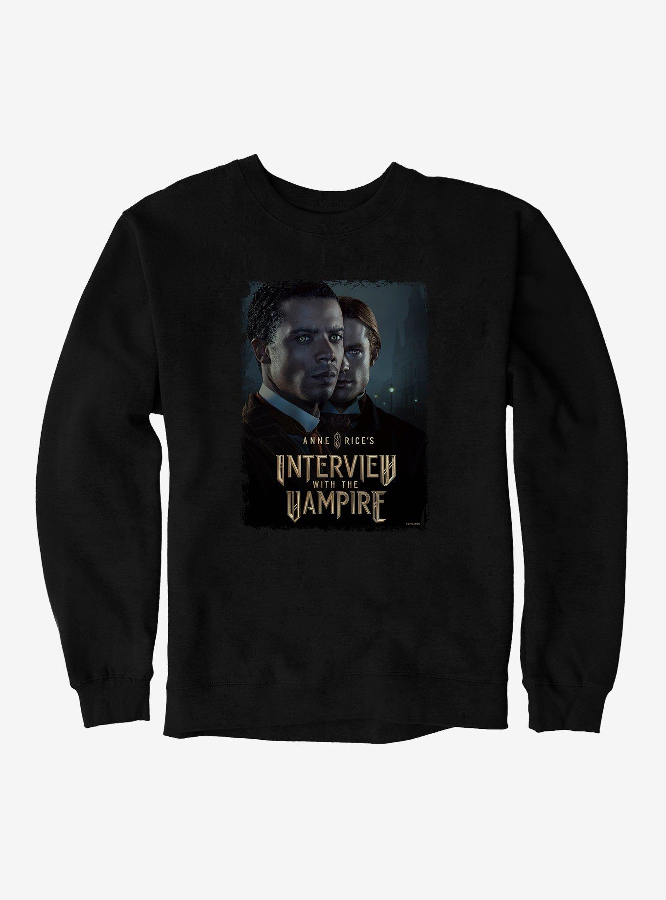 Interview With The Vampire Lestat & Louis Poster Sweatshirt, BLACK, hi-res