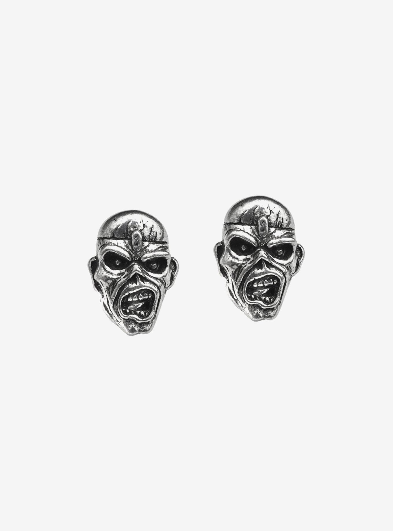 Alchemy of England Iron Maiden Piece Of Mind Stud Earrings, , hi-res