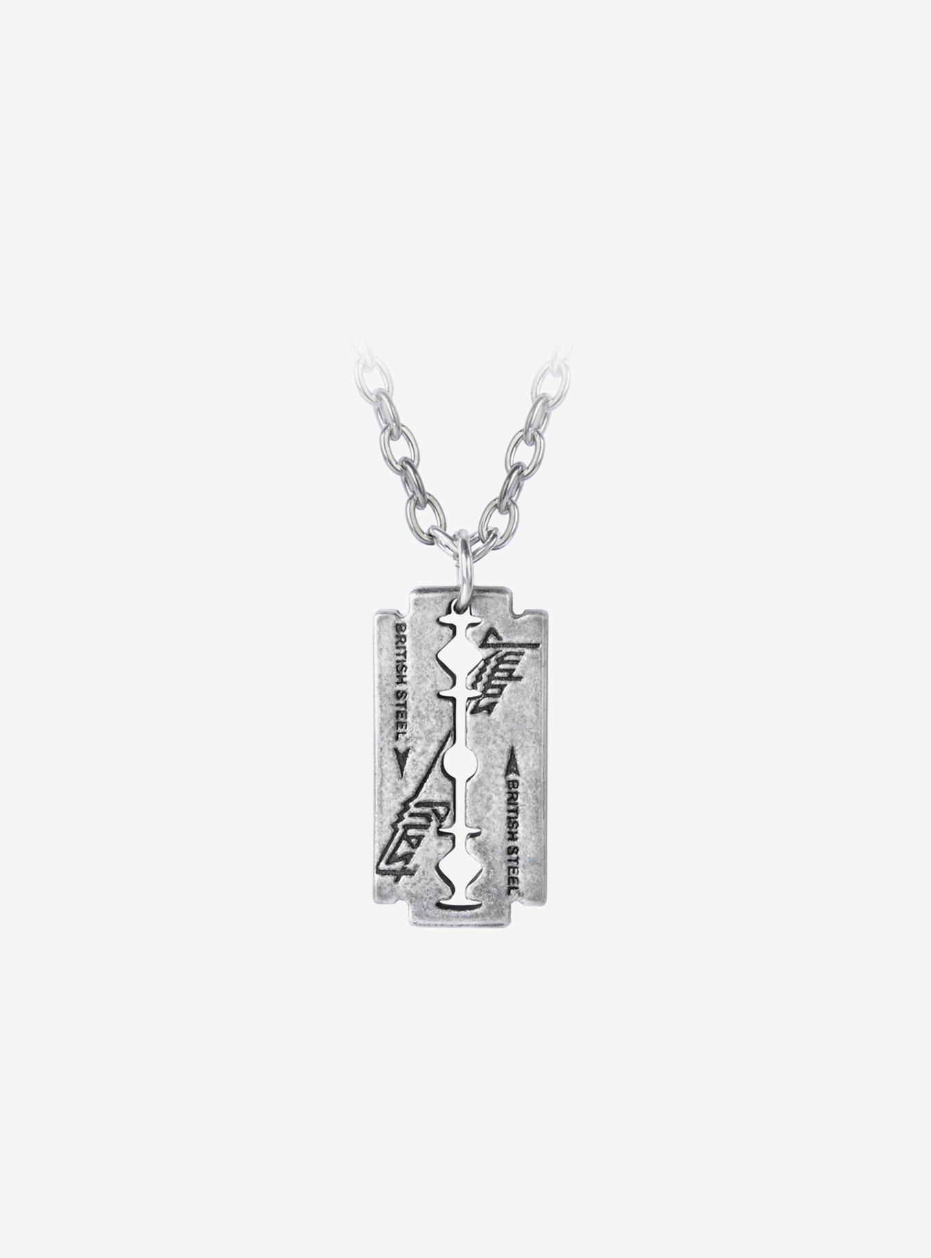 Judas Priest Razorblade Necklace