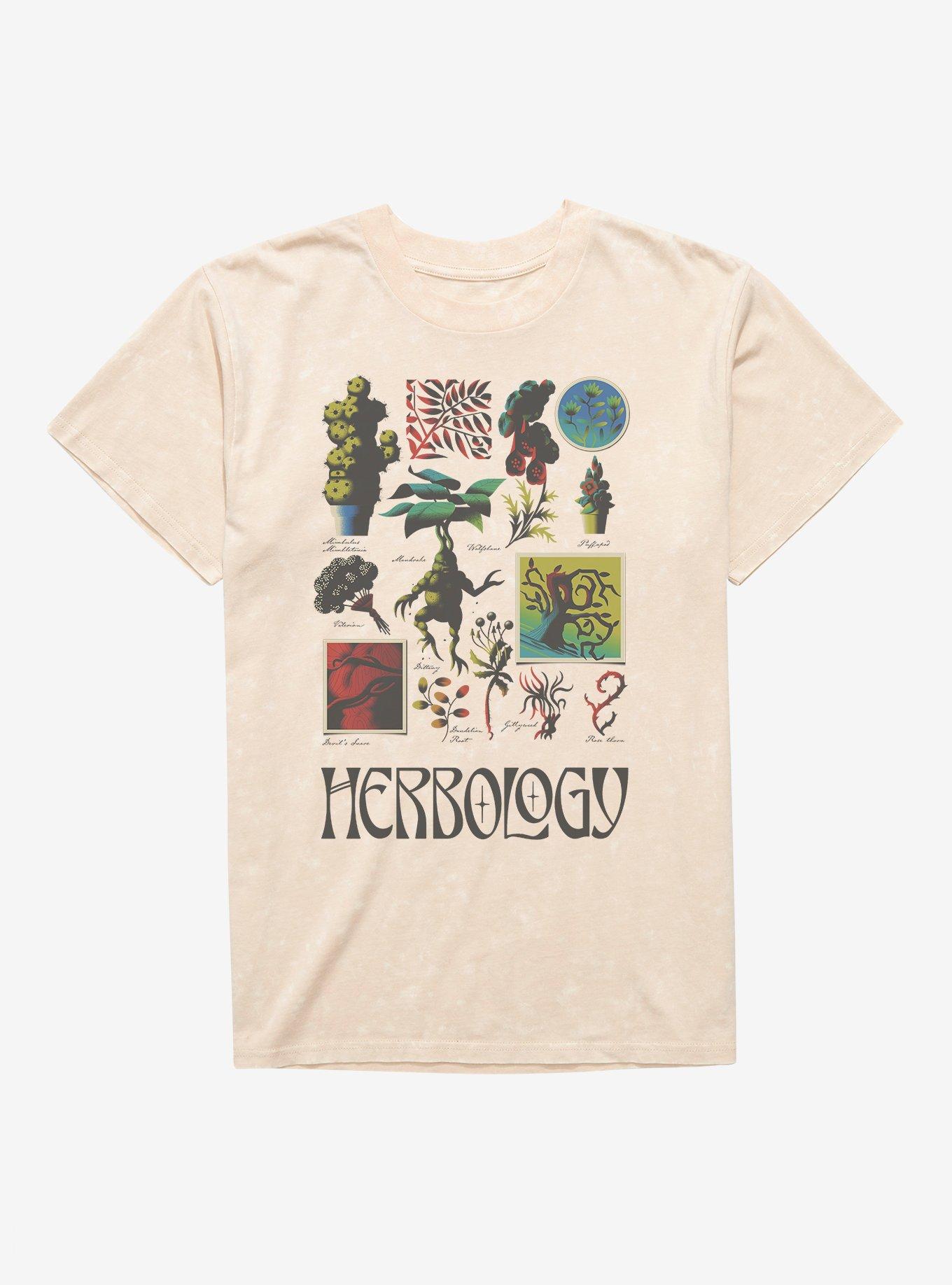 Harry Potter Herbology Mineral Wash T-Shirt