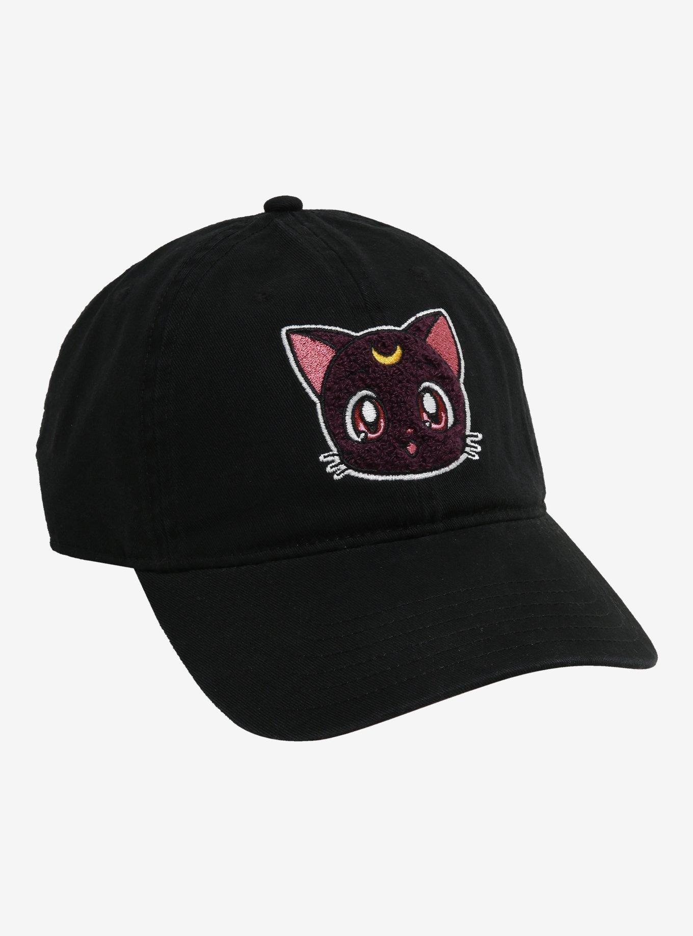 Pretty Guardian Sailor Moon Luna Chenille Patch Ball Cap - BoxLunch Exclusive, , hi-res