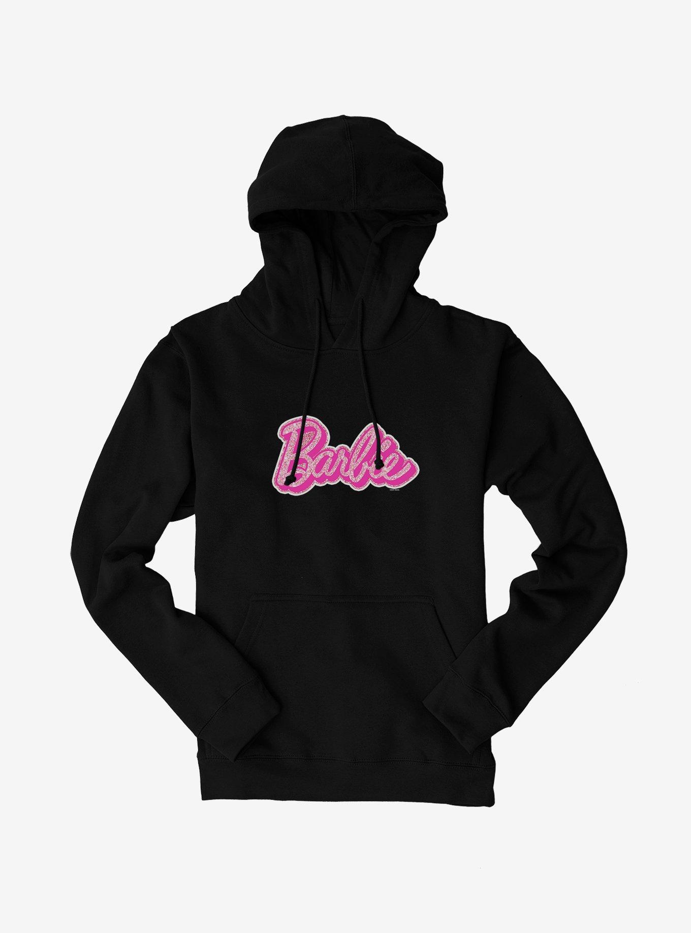 Barbie Glam Logo Hoodie, BLACK, hi-res