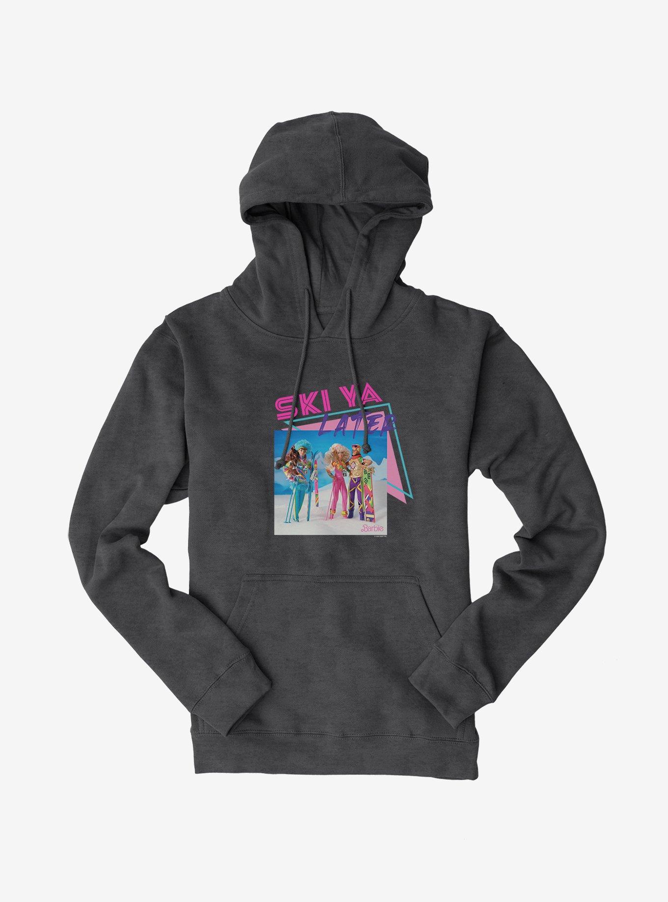 Barbie Holiday Ski Ya Later Hoodie, DARK HEATHER, hi-res