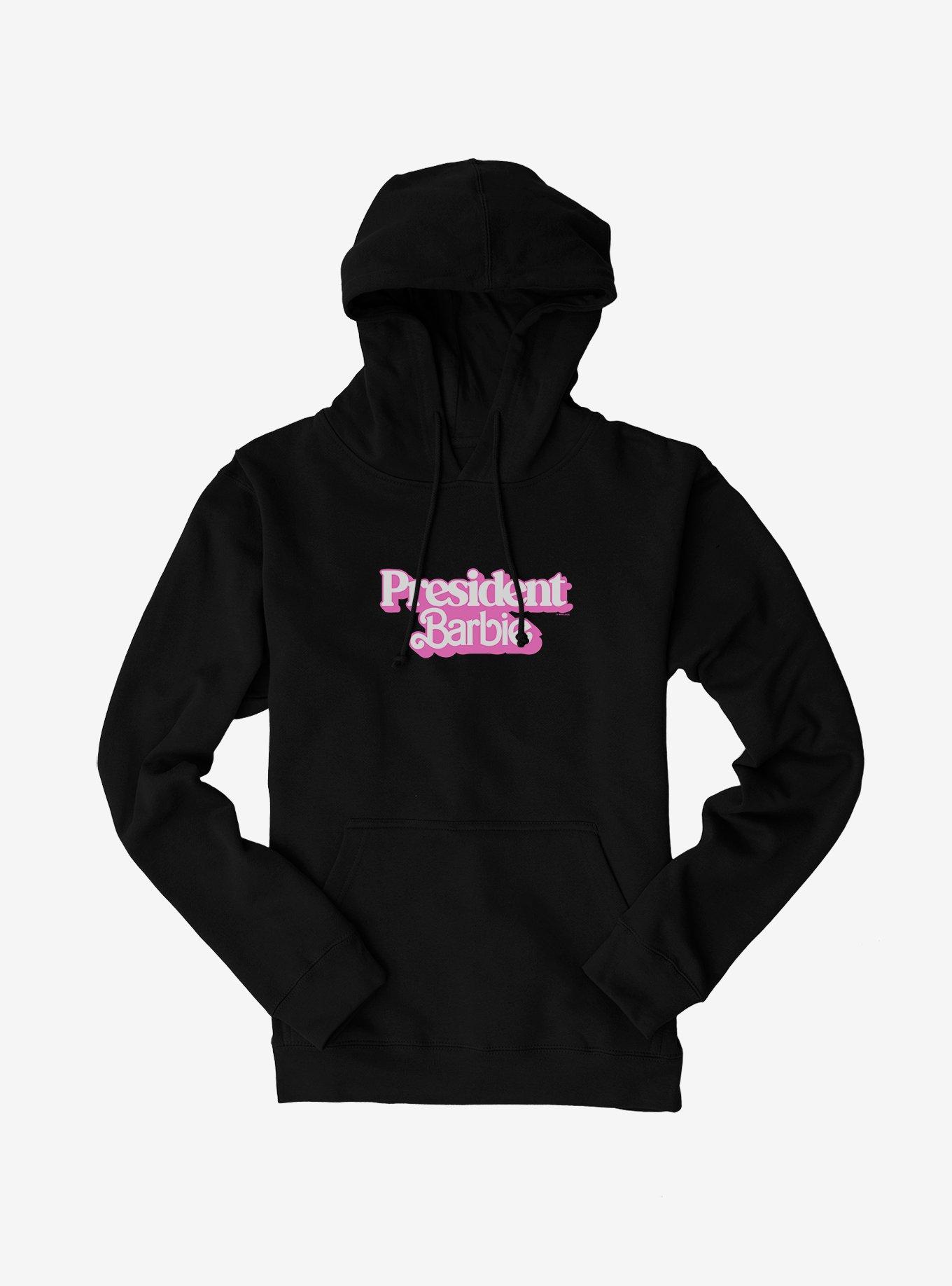 Barbie Movie President Barbie Logo Hoodie, , hi-res