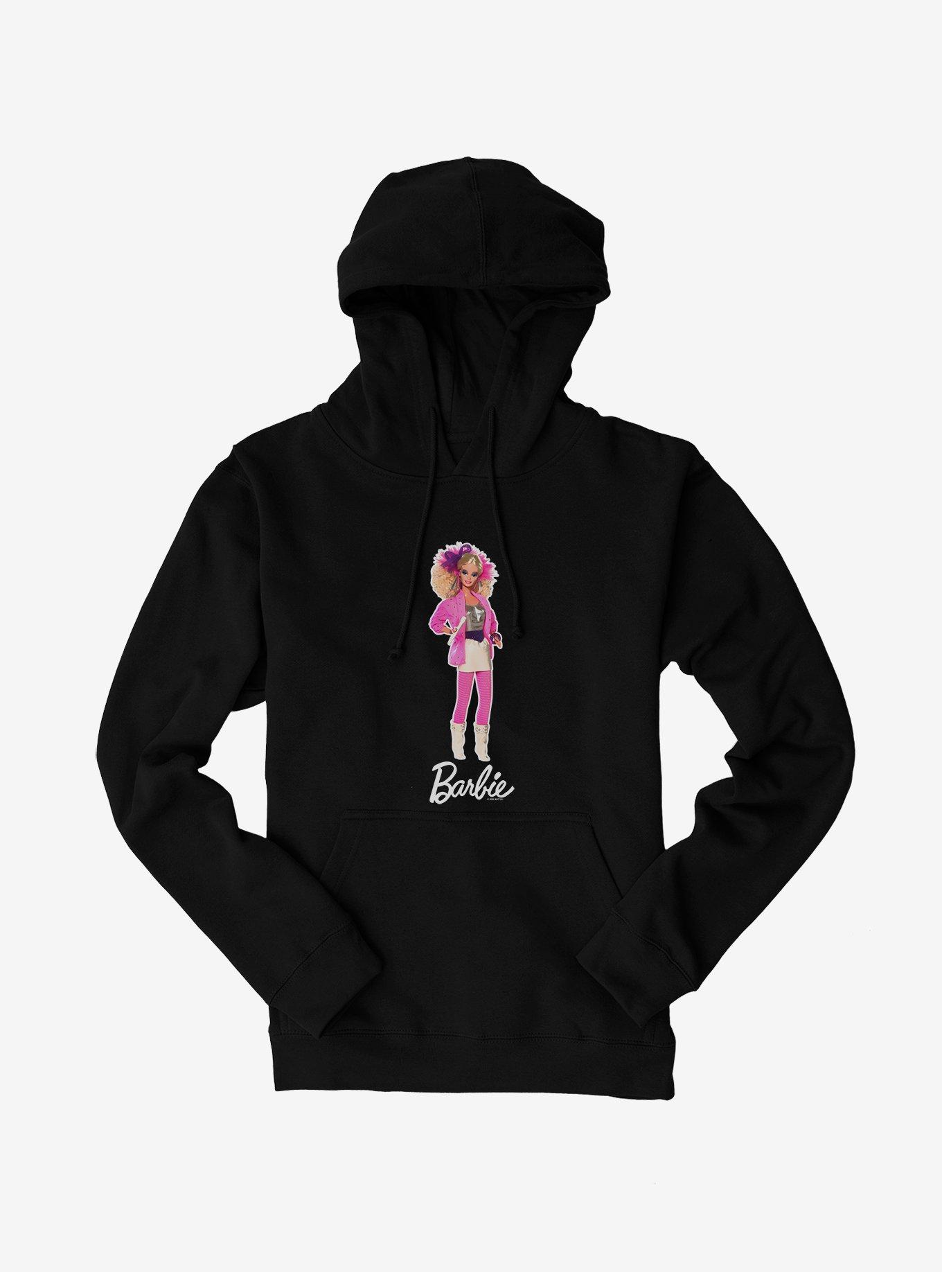 Barbie 80's Barbie Rockers Doll Hoodie, BLACK, hi-res