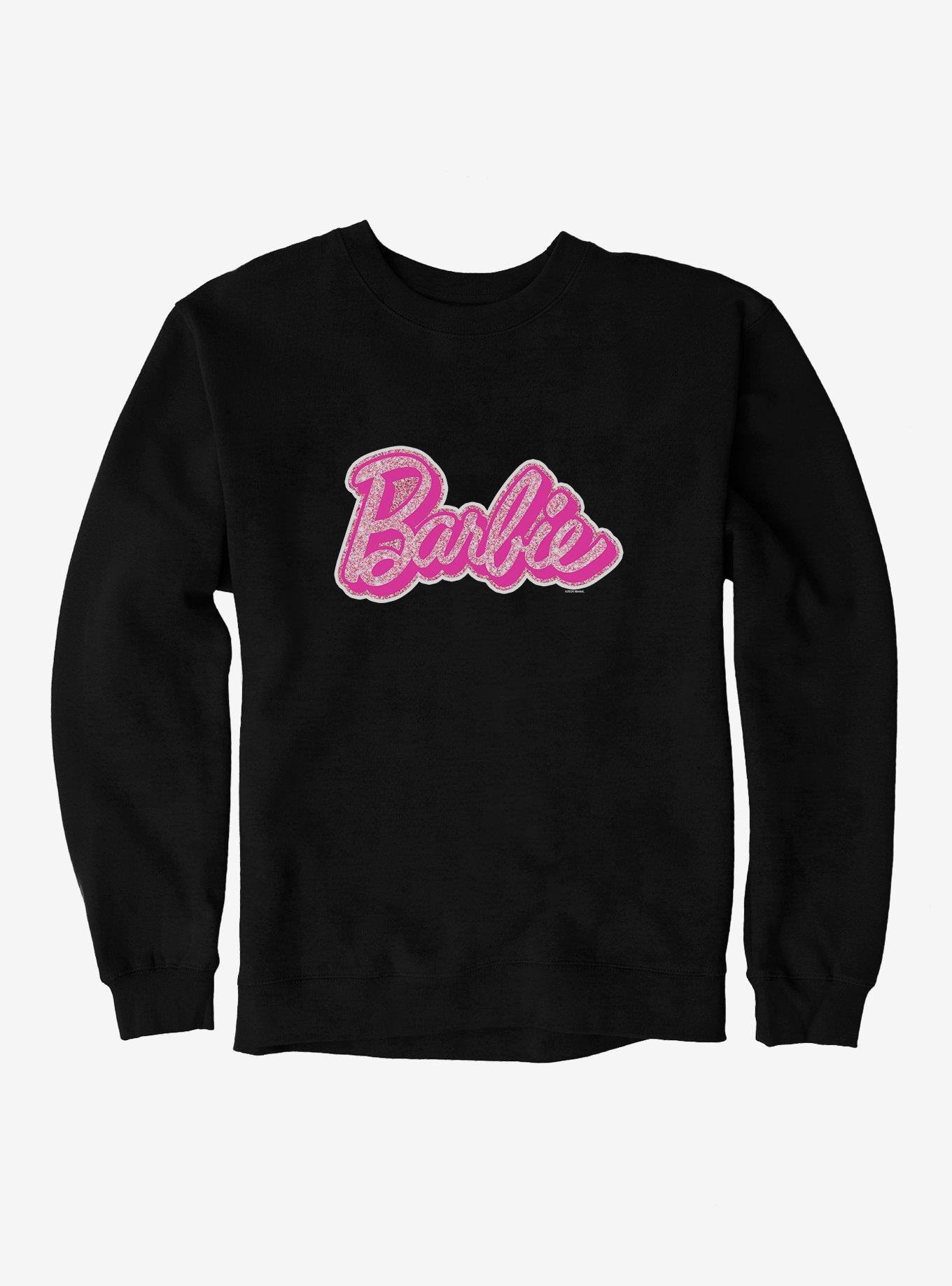 Barbie Glam Logo Sweatshirt, BLACK, hi-res