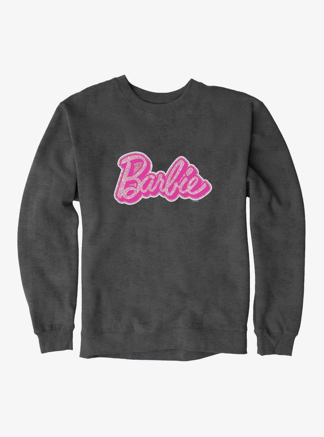 Barbie Glam Logo Sweatshirt, DARK HEATHER, hi-res