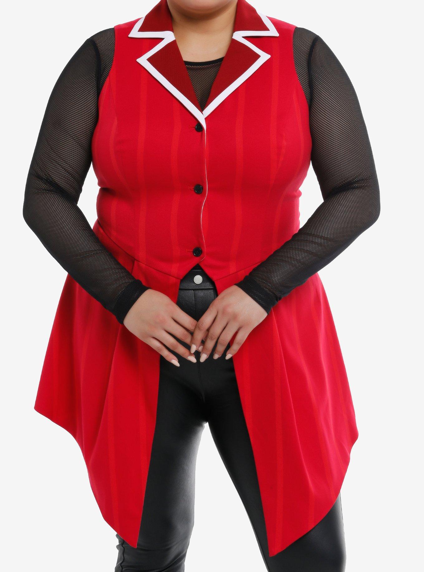 Hazbin Hotel Alastor Waistcoat Vest Plus Size, , hi-res