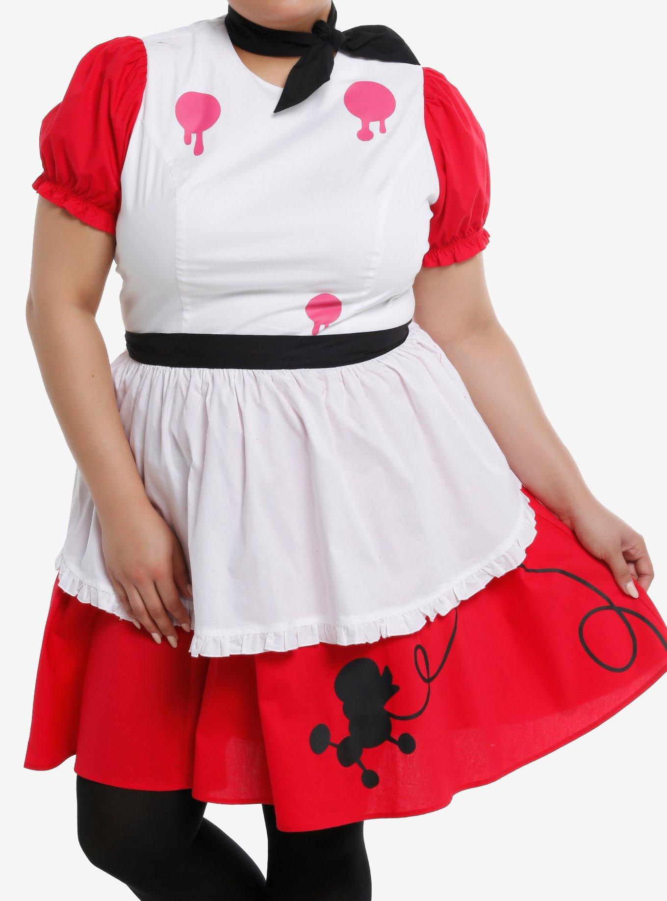 Hazbin Hotel Niffty Apron Dress Plus Size, MULTI, hi-res