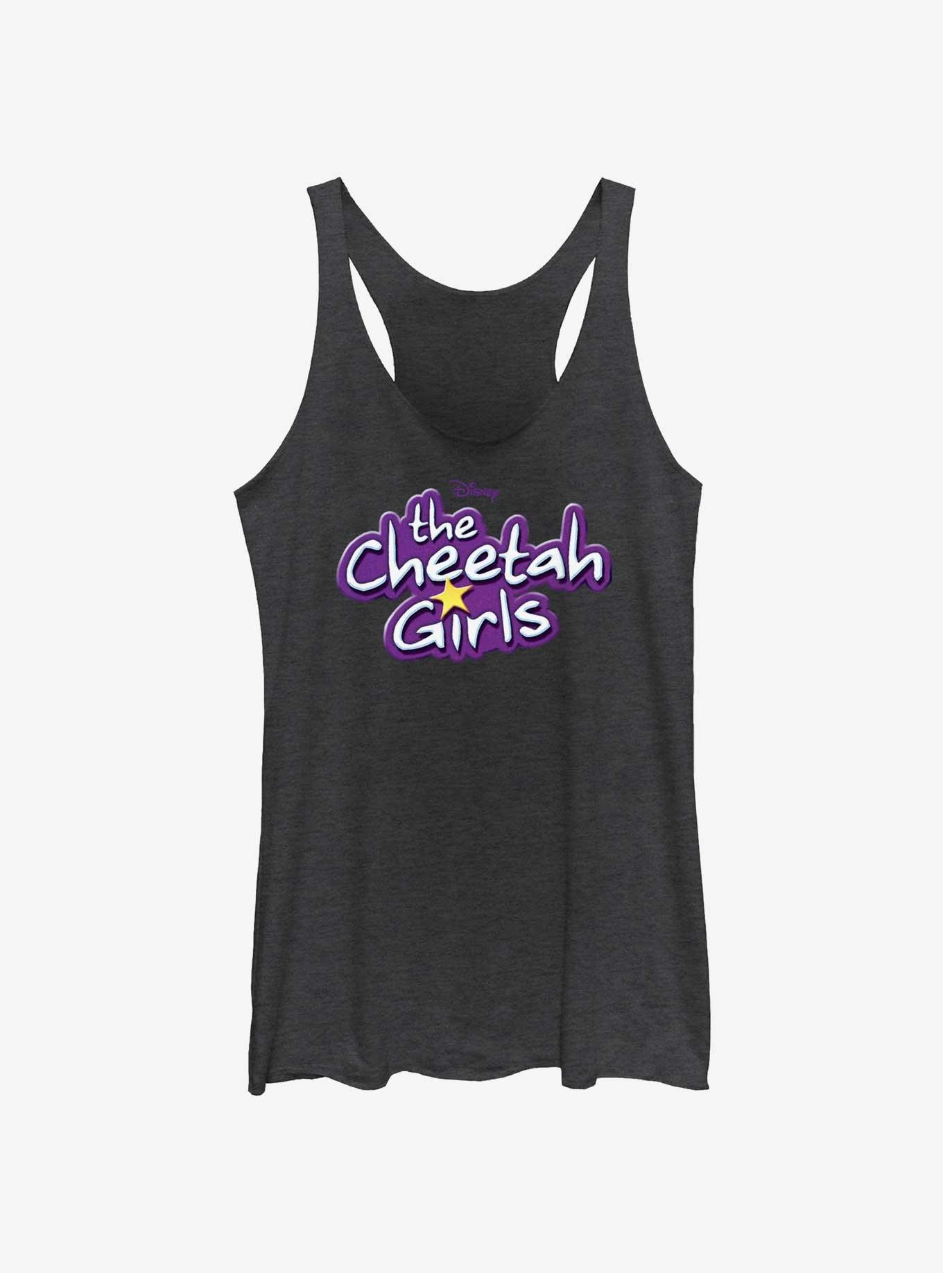 The Cheetah Girls Classic Logo Womens Tank Top, BLK HTR, hi-res