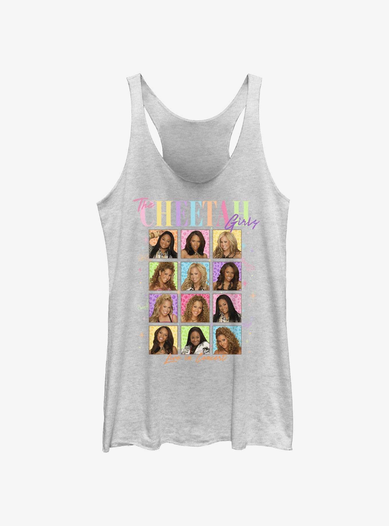 The Cheetah Girls Tile Portraits Womens Tank Top, , hi-res