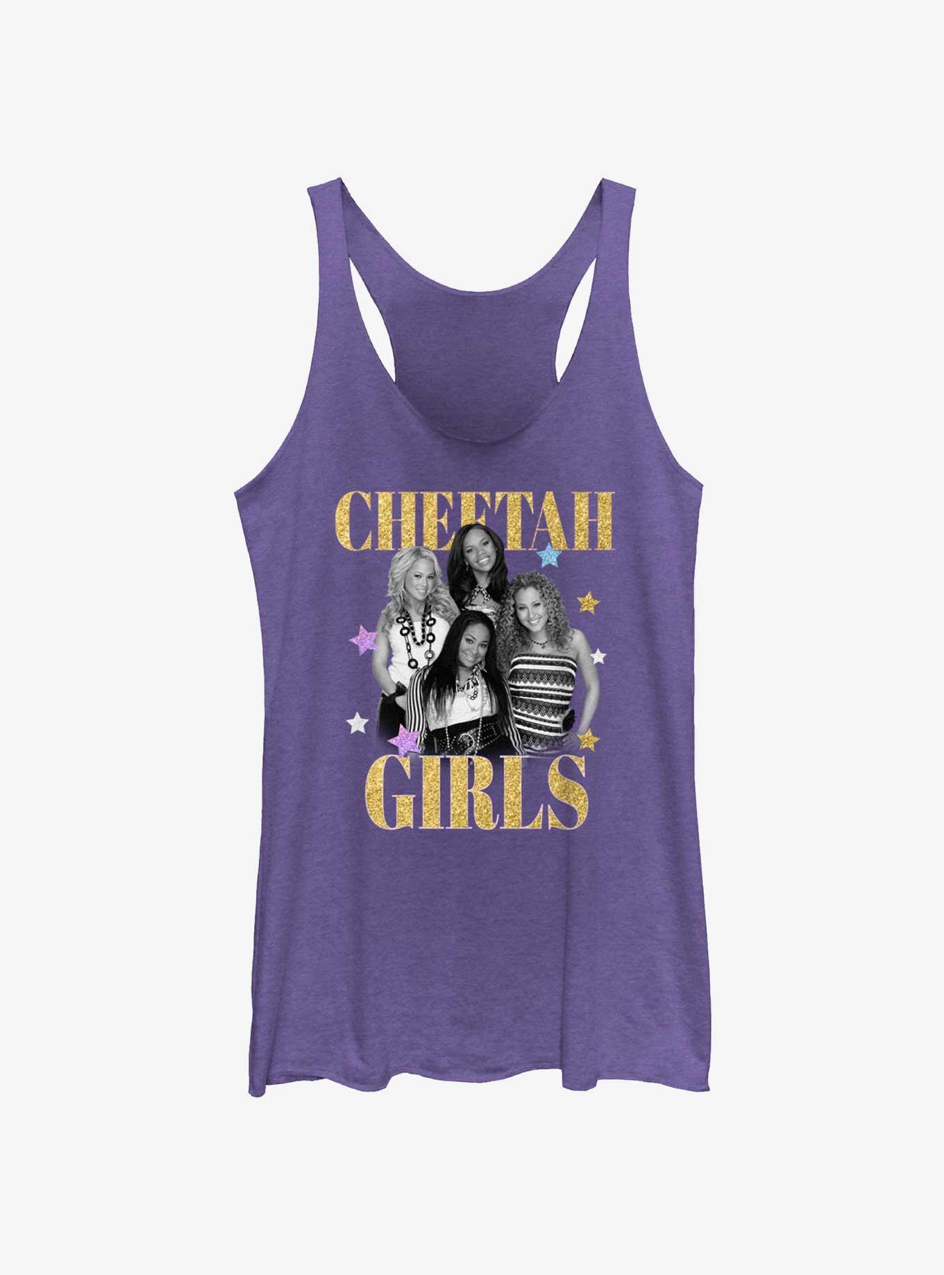 Cheetah Girls Group Portrait Womens Tank Top, PUR HTR, hi-res