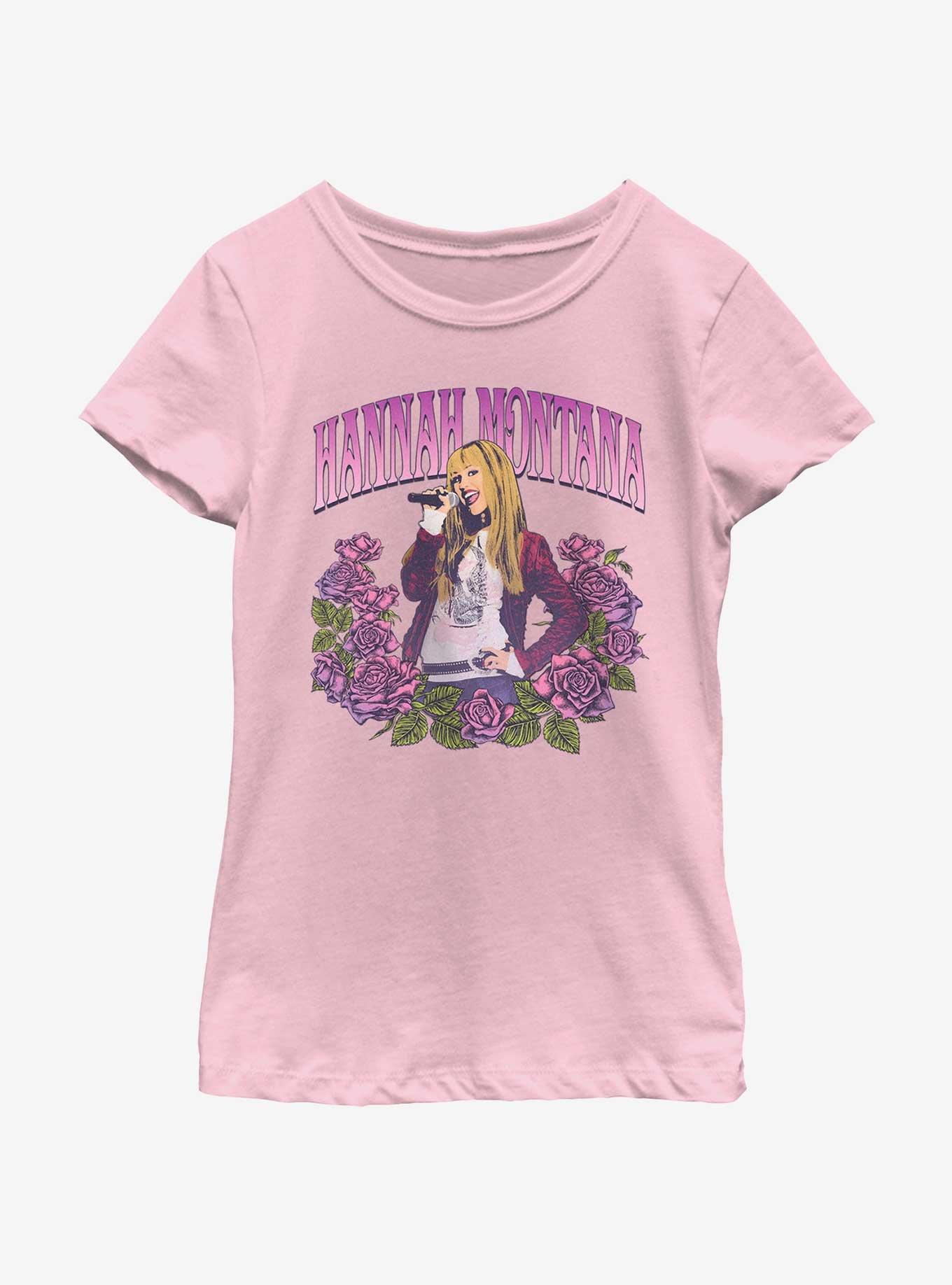 Hannah Montana Rose Portrait Youth Girls T-Shirt, , hi-res