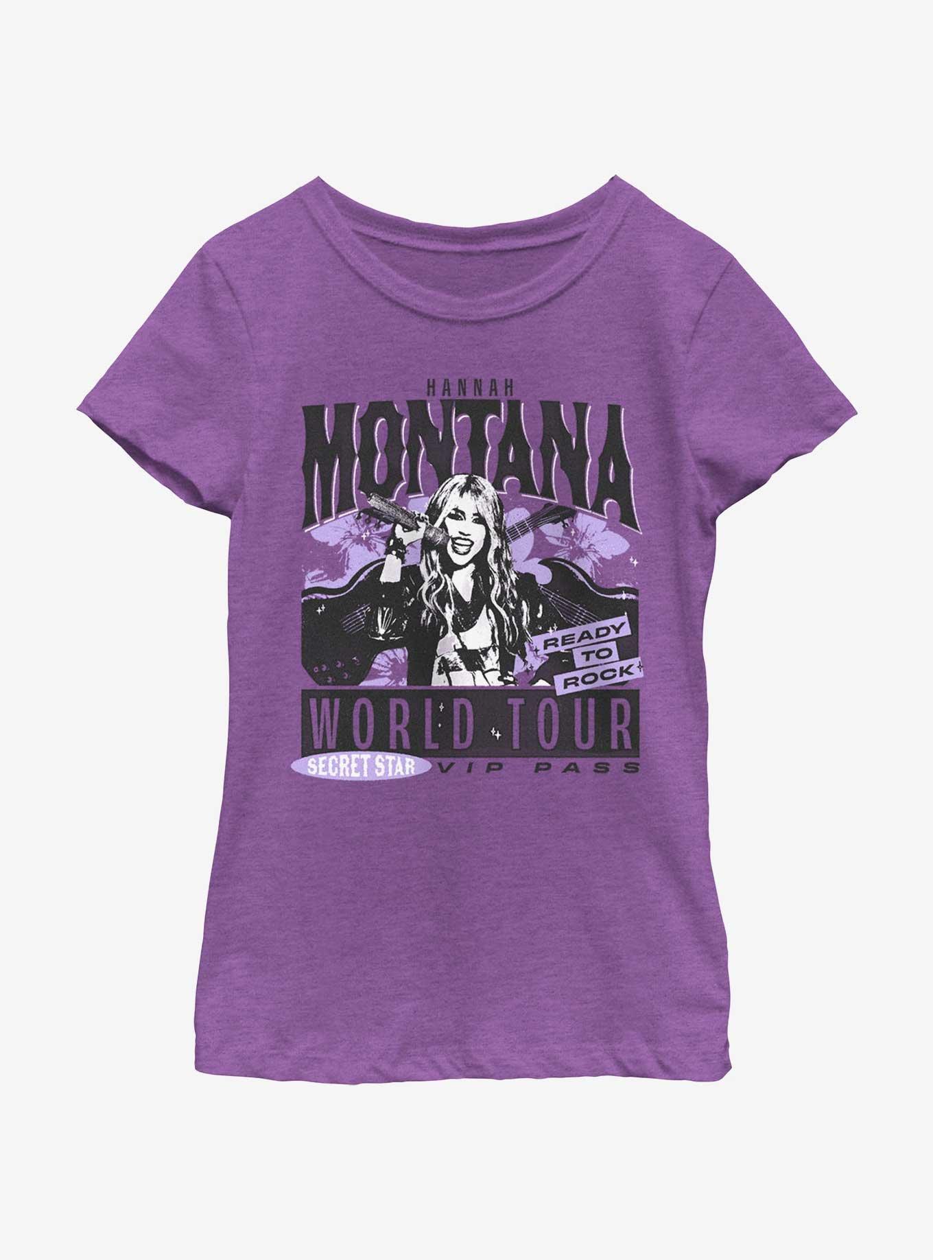 Hannah Montana World Tour Poster Youth Girls T-Shirt, , hi-res