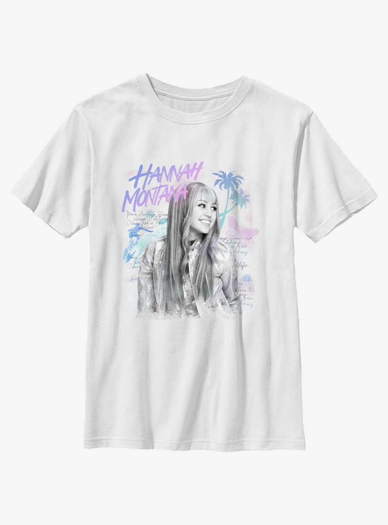 Hannah Montana Beach Vibes Portrait Youth T-Shirt, , hi-res