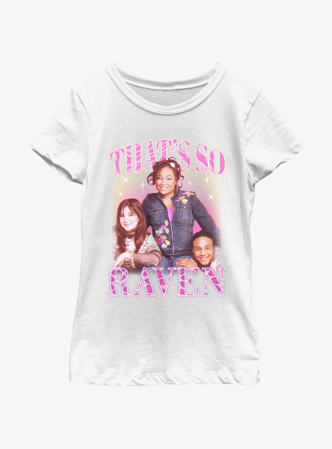 That's So Raven Group Portrait Youth Girls T-Shirt, WHITE, hi-res