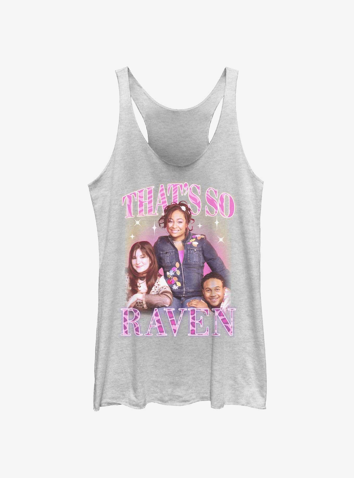 That's So Raven Group Portrait Womens Tank Top, WHITE HTR, hi-res