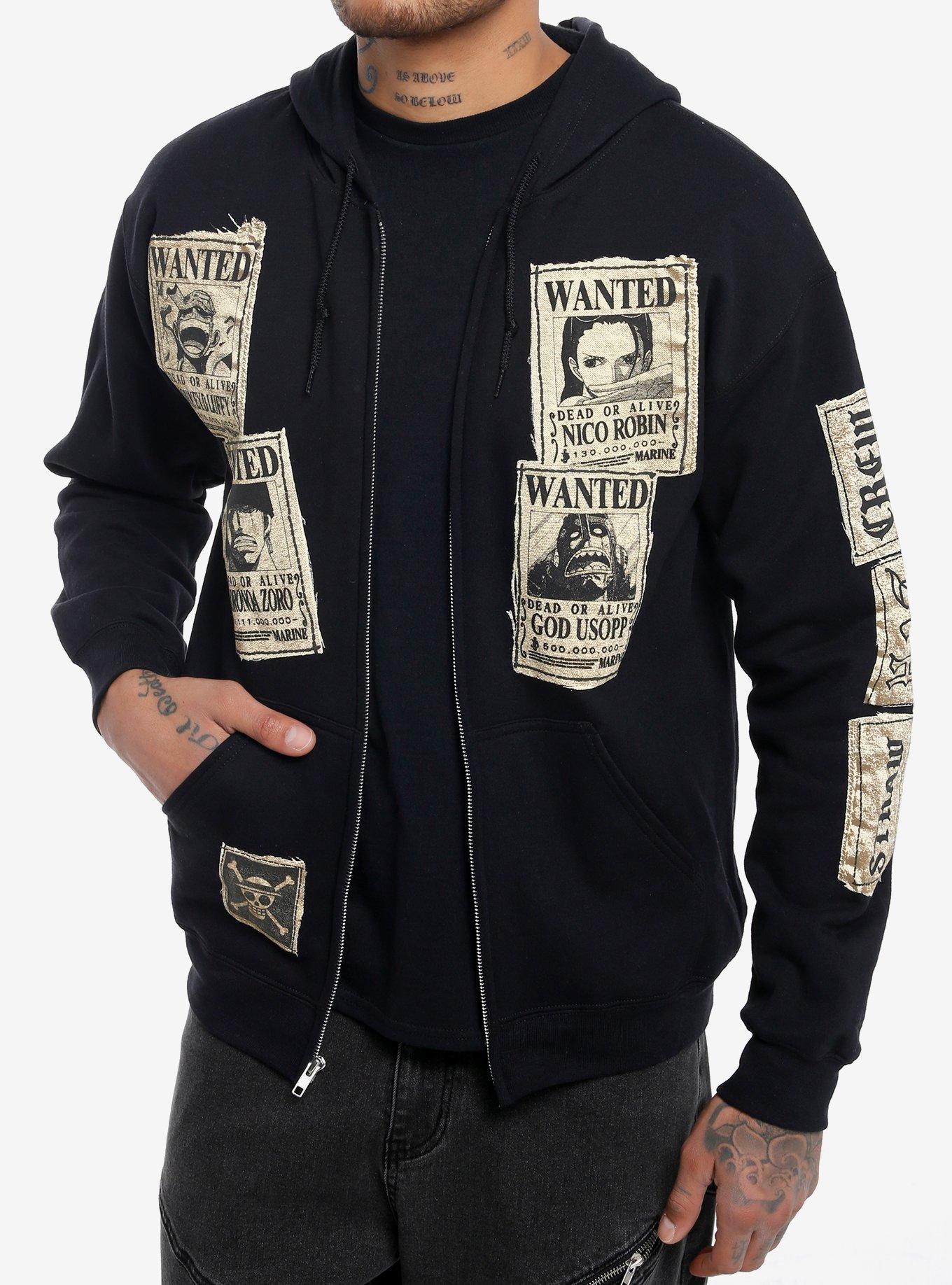 One Piece Wanted Poster Hoodie, , hi-res