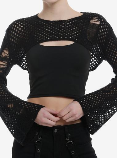1piu1uguale3 LADIES' UV BOLERO［BLACK］ 33318061_hi?h=512
