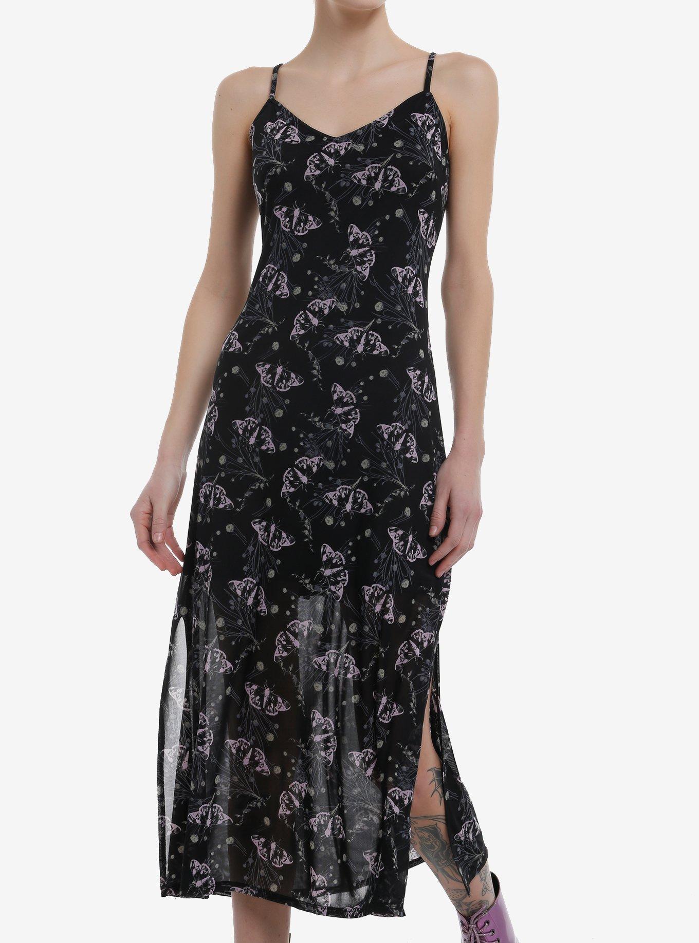 Social Collision Butterfly Floral Maxi Cami Dress, , hi-res