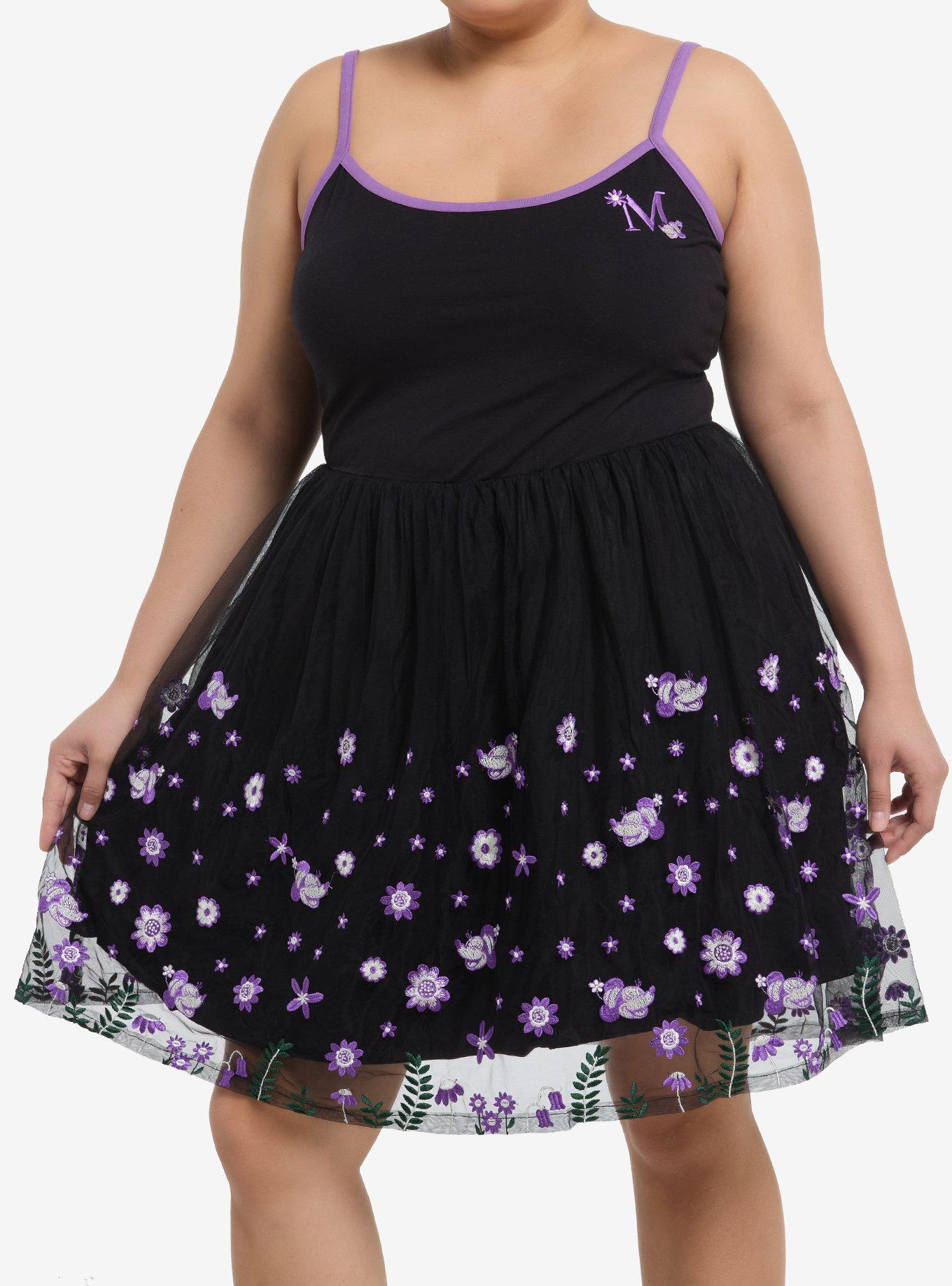 Her Universe Disney Minnie Mouse Flower Garden Cami Dress Plus Size Her Universe Exclusive, , hi-res