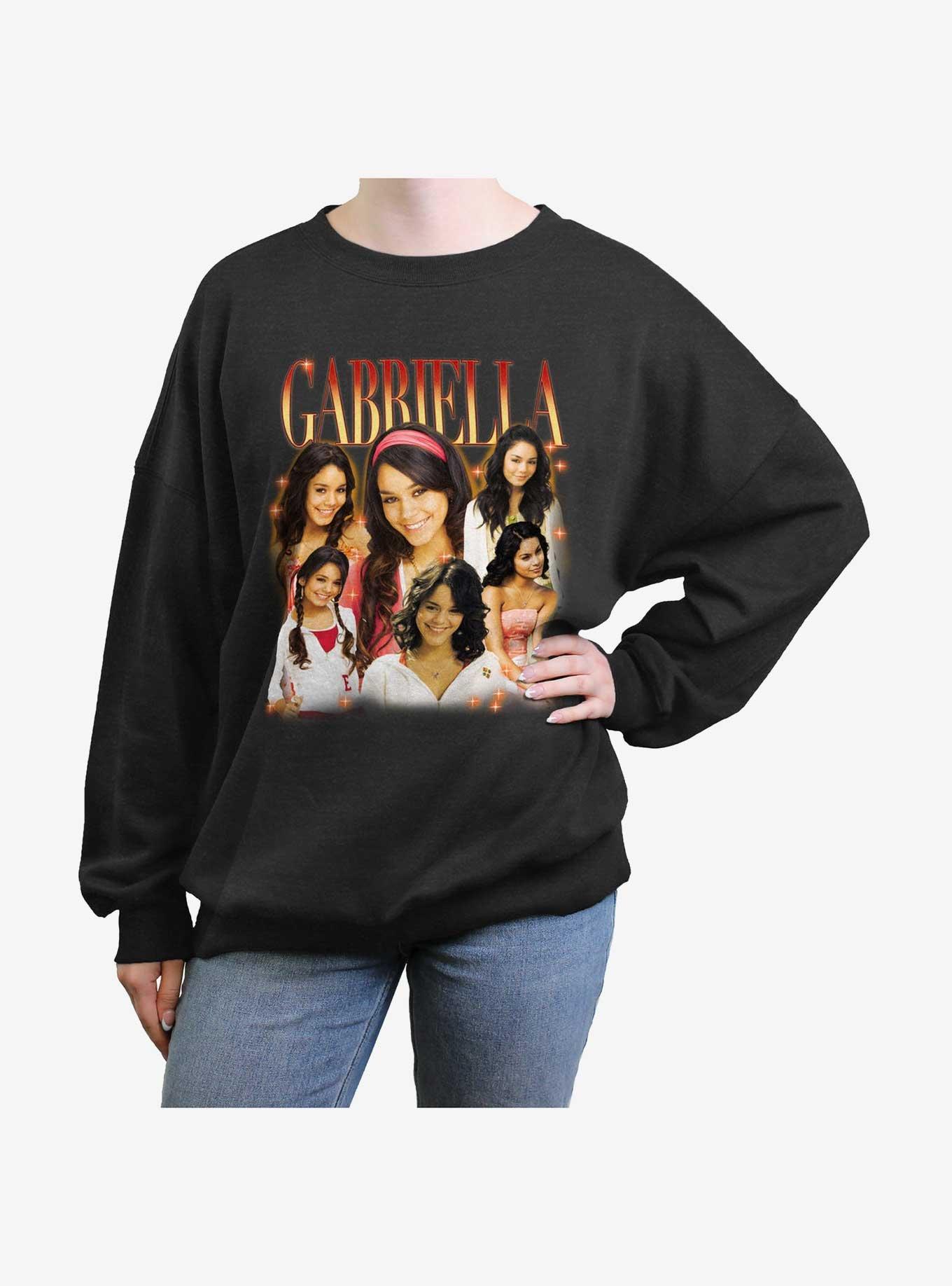 High School Musical Gabriella Portrait Collage Womens Oversized Sweatshirt, , hi-res