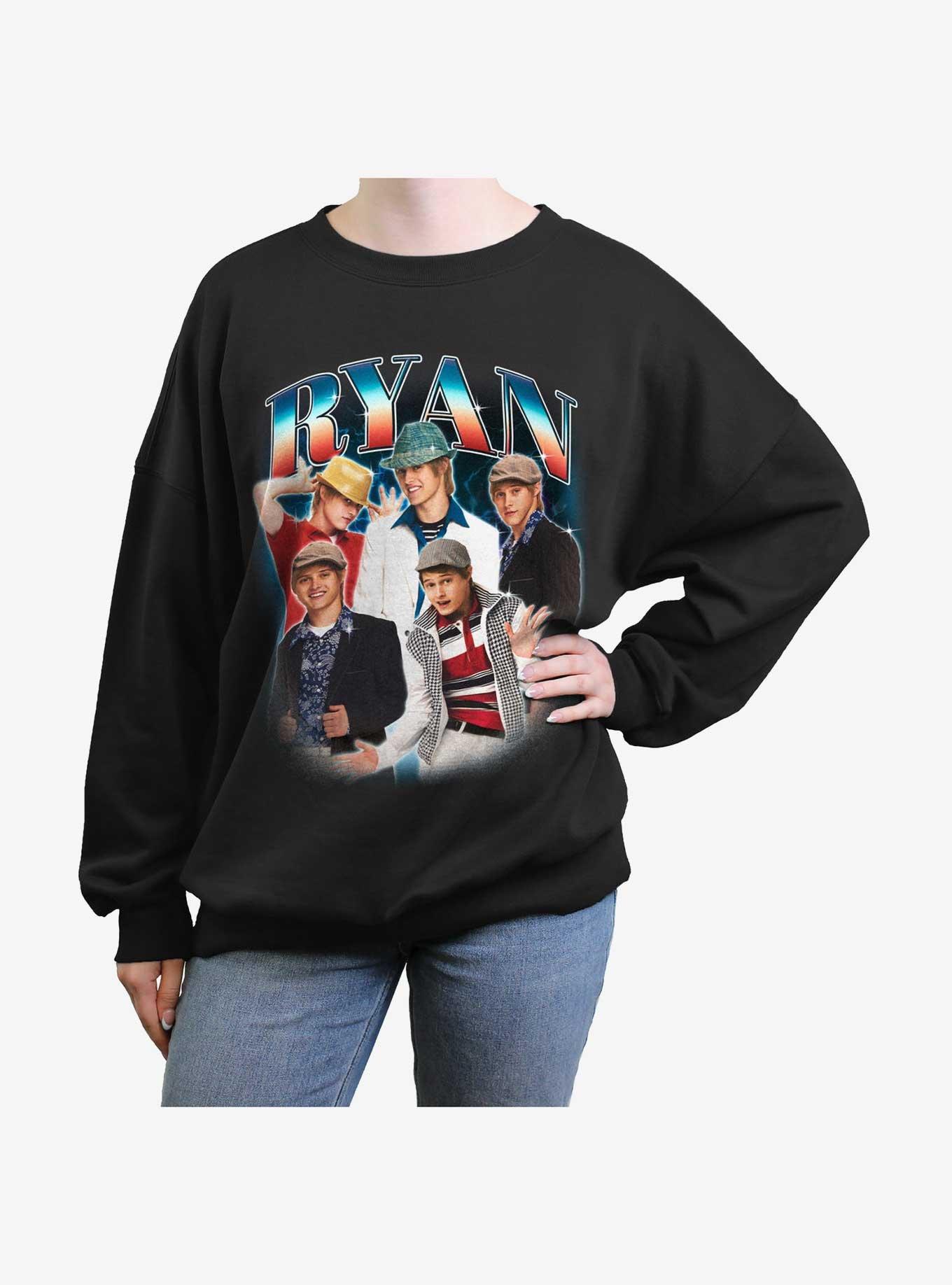 High School Musical Ryan Portrait Collage Womens Oversized Sweatshirt, , hi-res