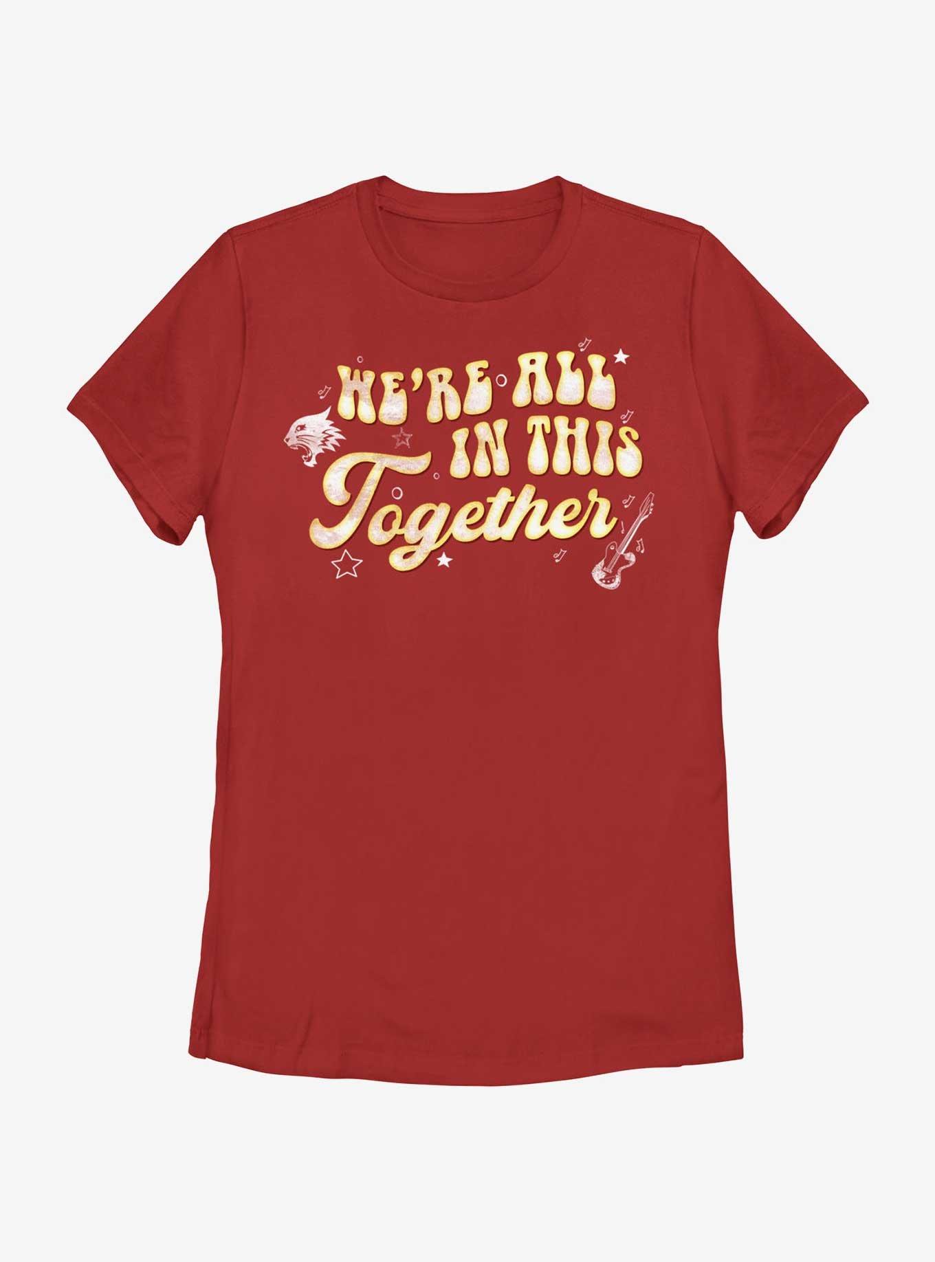 High School Musical We're All In This Together Womens T-Shirt, RED, hi-res