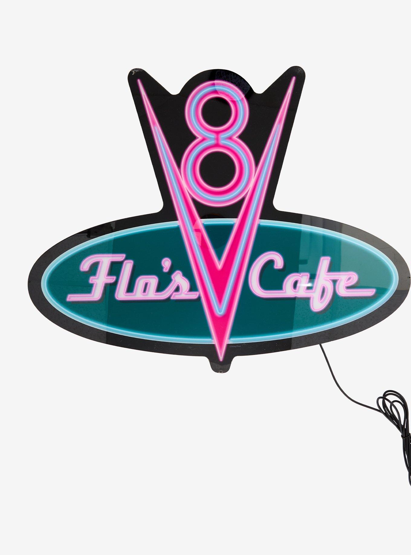 Disney Pixar Cars Flo's Cafe Neon Wall Sign - BoxLunch Exclusive, , hi-res