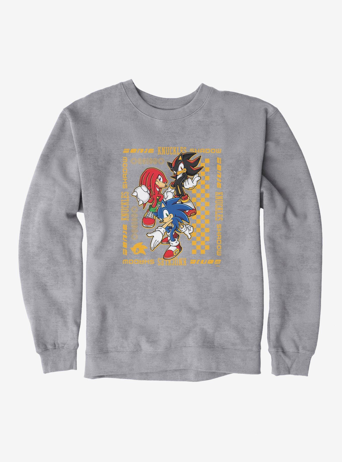 Sonic Retro Group Sweatshirt, SPORT GRAY, hi-res