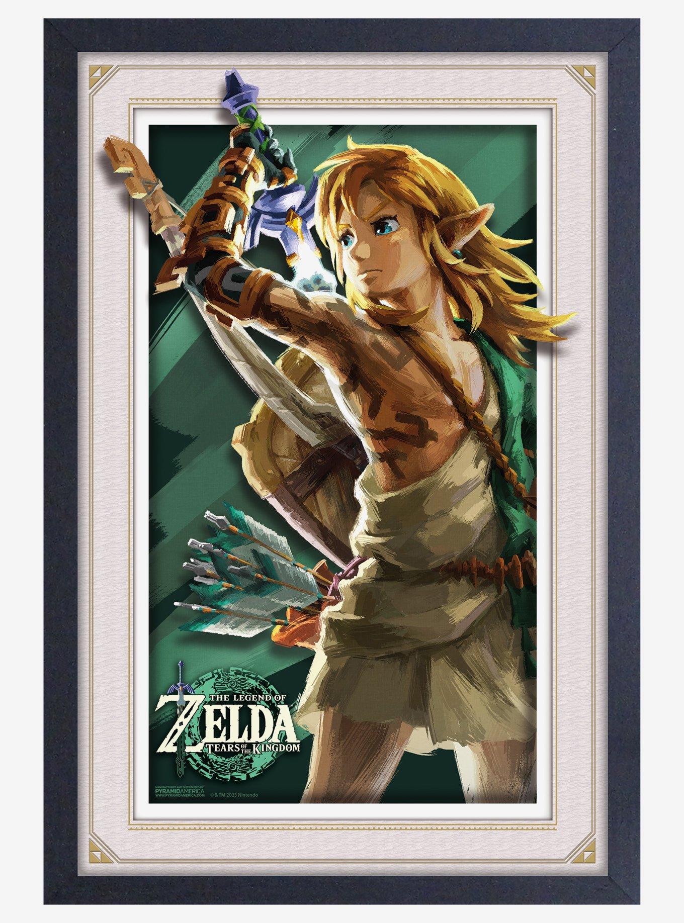 The Legend of Zelda: Tears of the Kingdom Primal Link Plexi Framed Poster, , hi-res